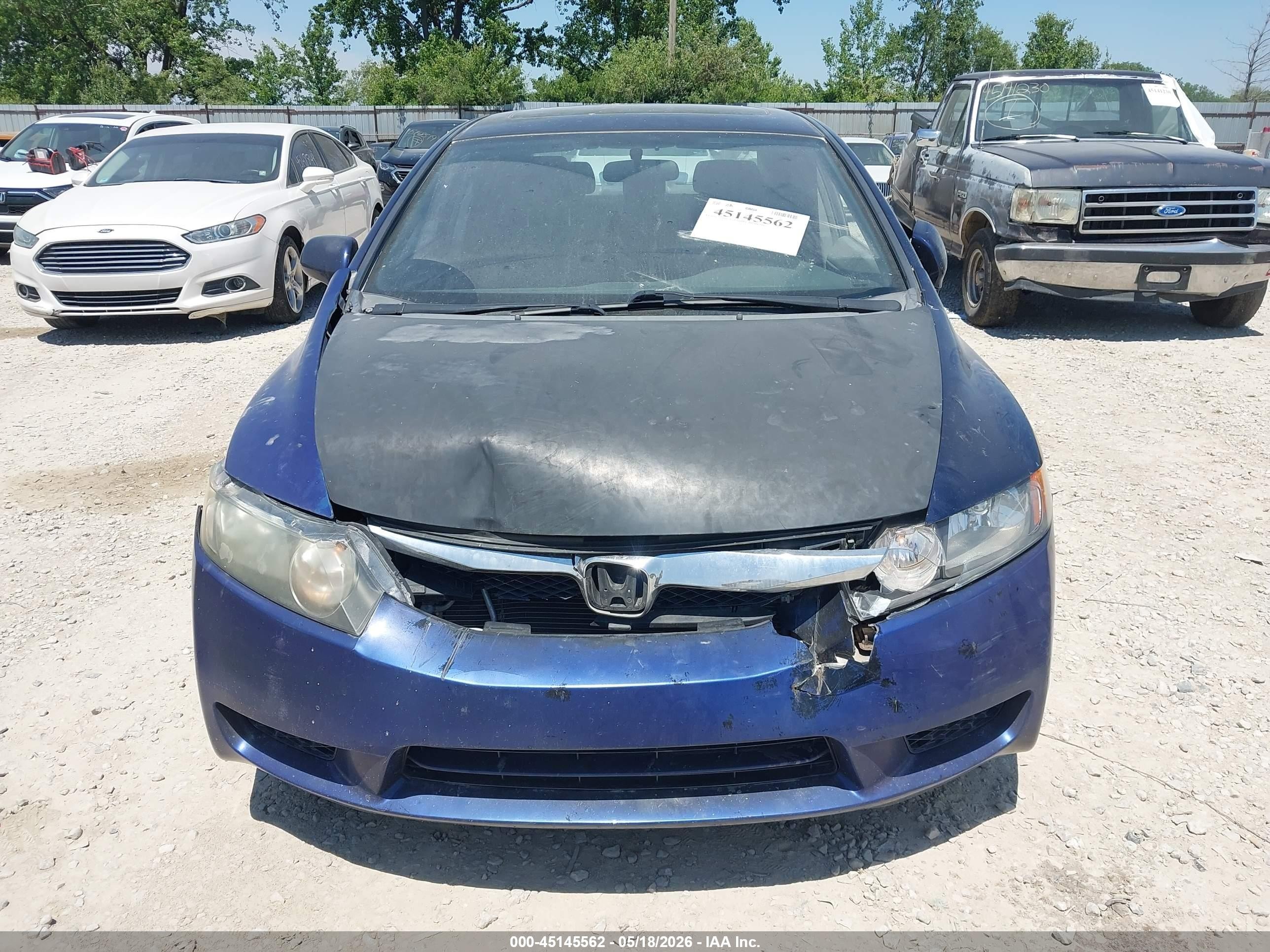 2009 Honda Civic Ex Dark Blue vin: 19XFA16879E016792