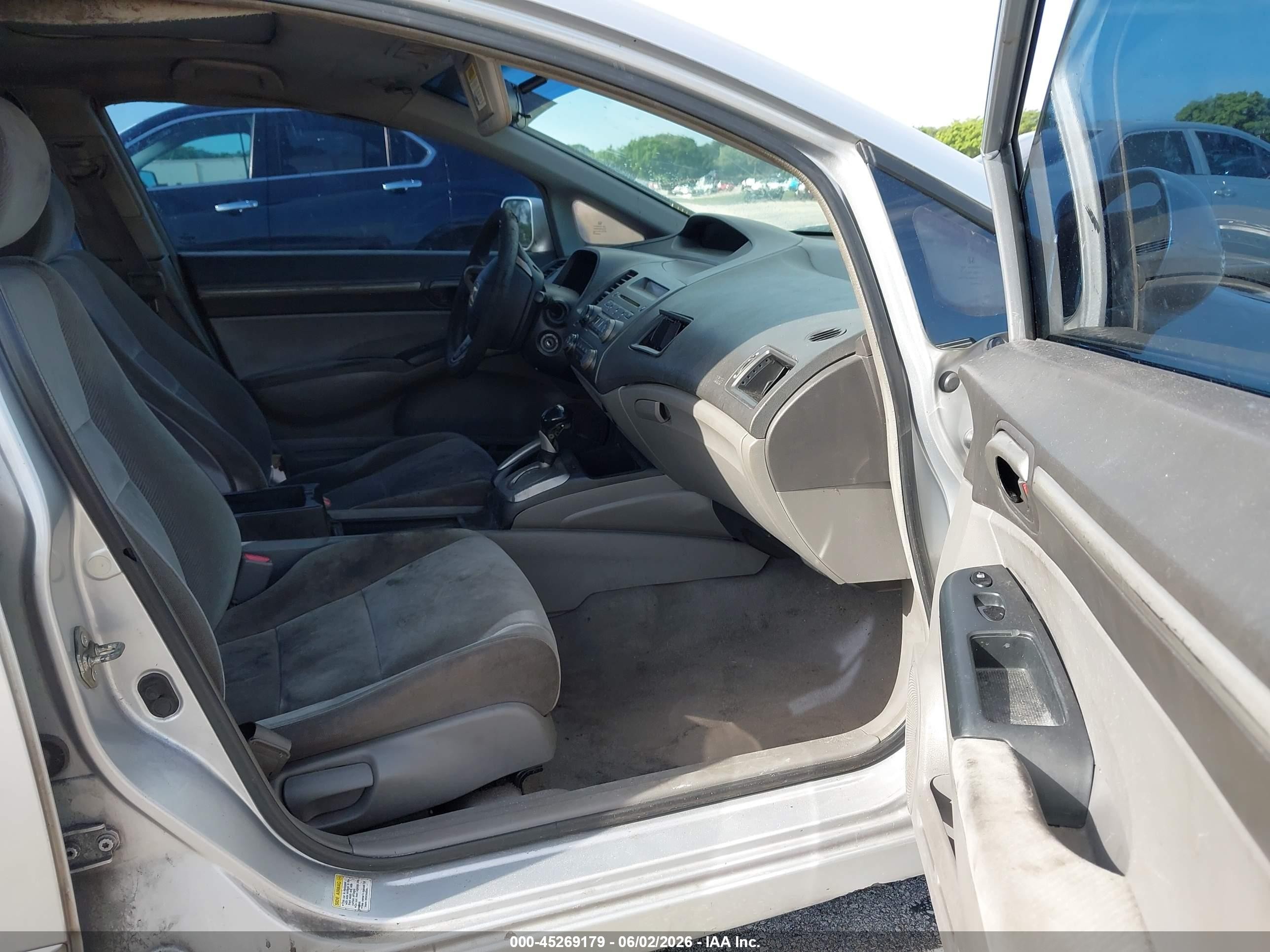 2009 Honda Civic Ex Silver vin: 19XFA16879E048447