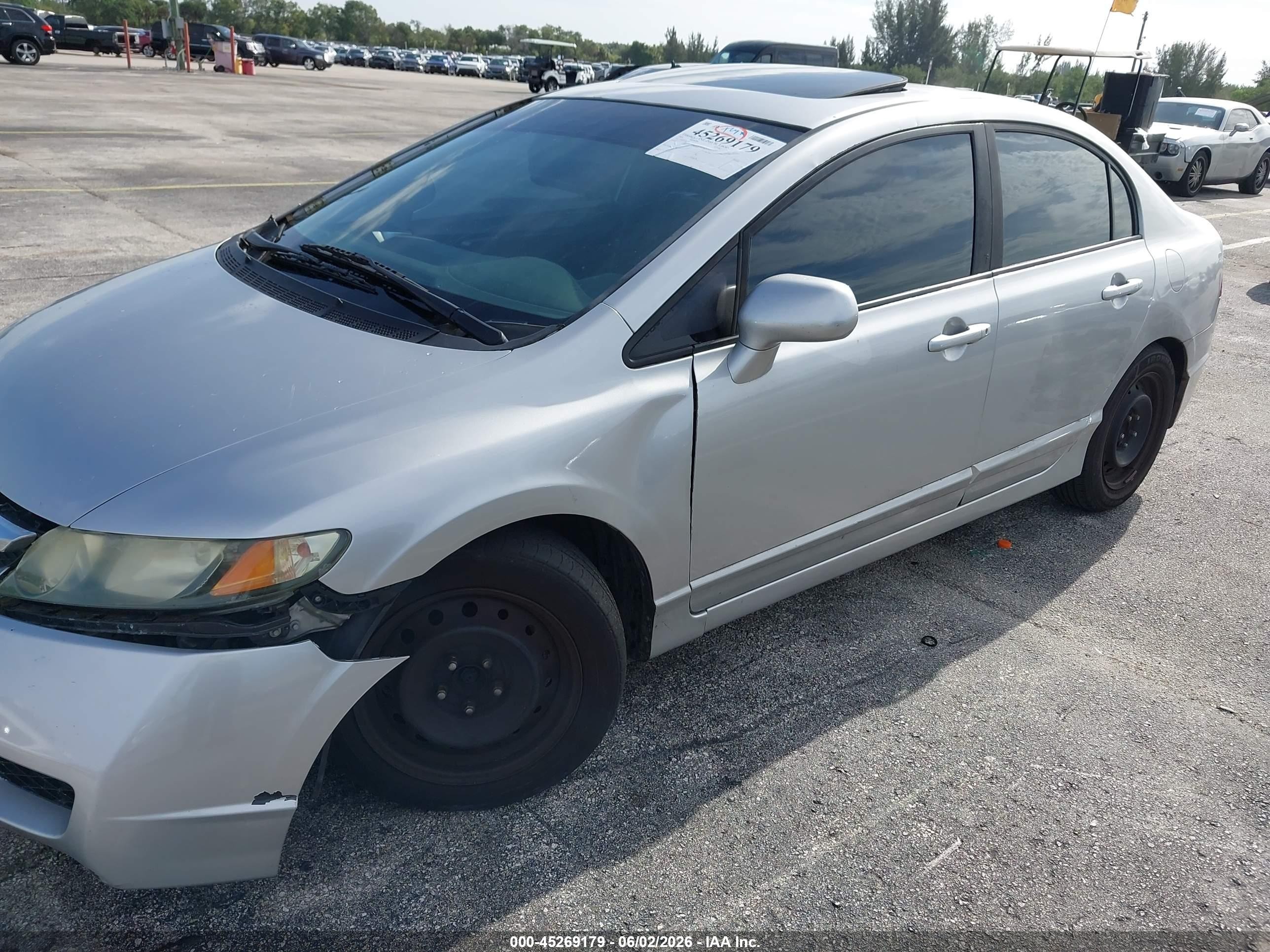 2009 Honda Civic Ex Silver vin: 19XFA16879E048447