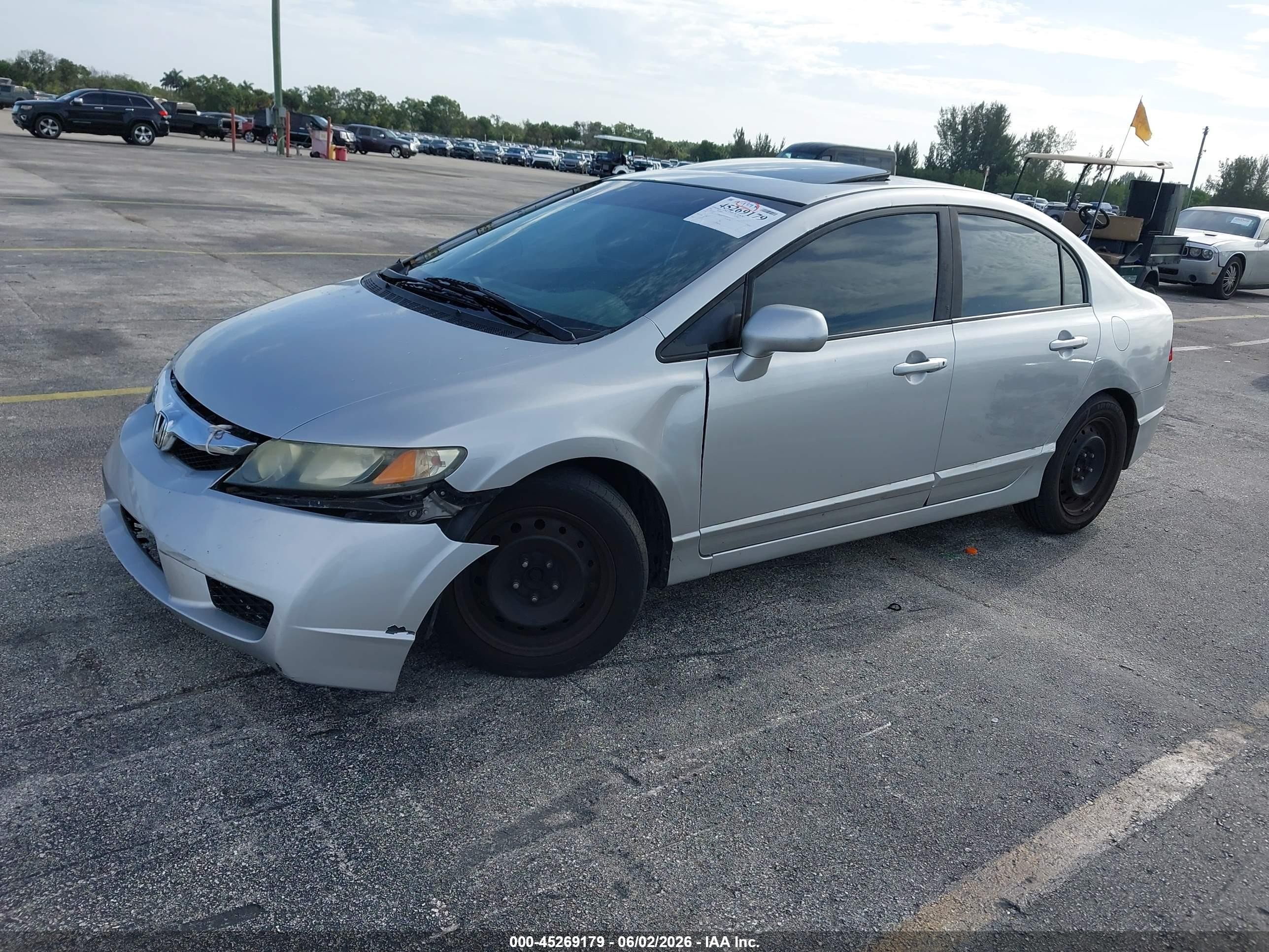 2009 Honda Civic Ex Silver vin: 19XFA16879E048447