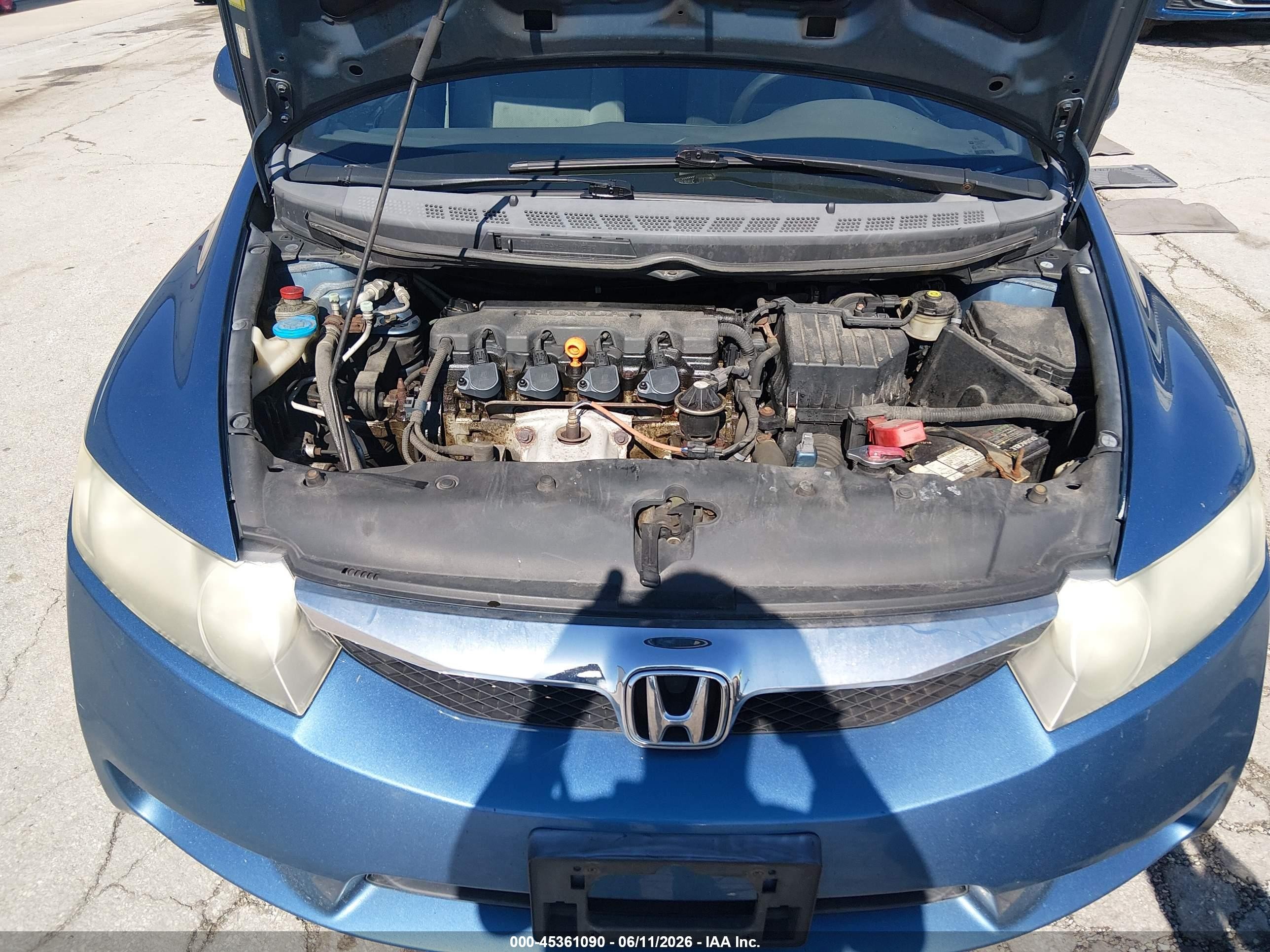 2009 Honda Civic Ex Blue vin: 19XFA16889E011939