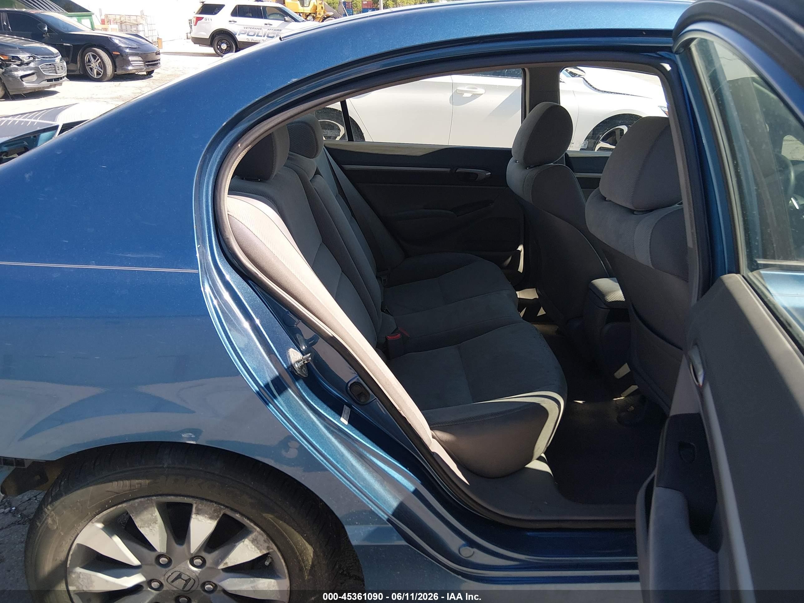 2009 Honda Civic Ex Blue vin: 19XFA16889E011939