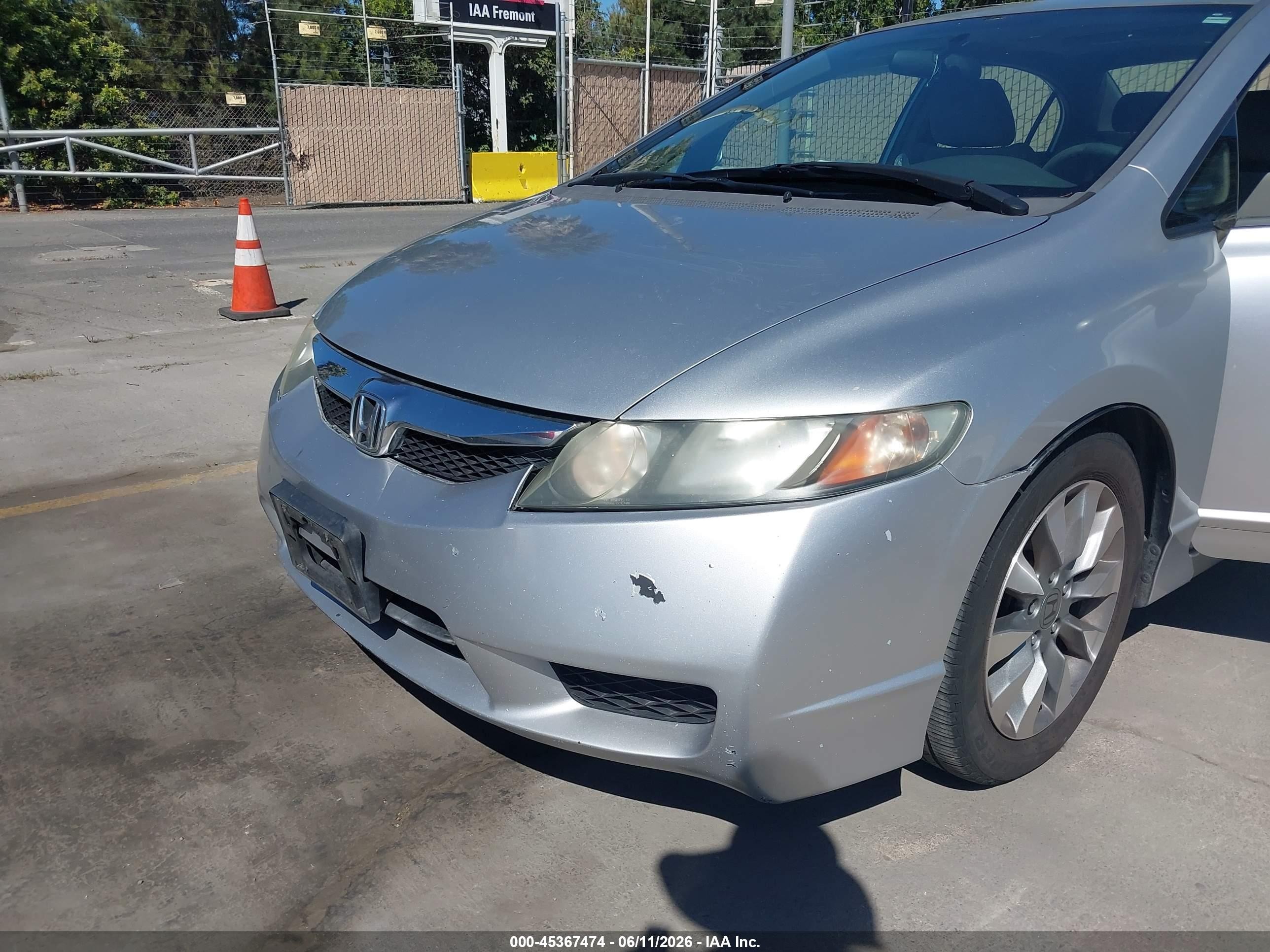2009 Honda Civic Ex Серебряный vin: 19XFA16889E017031