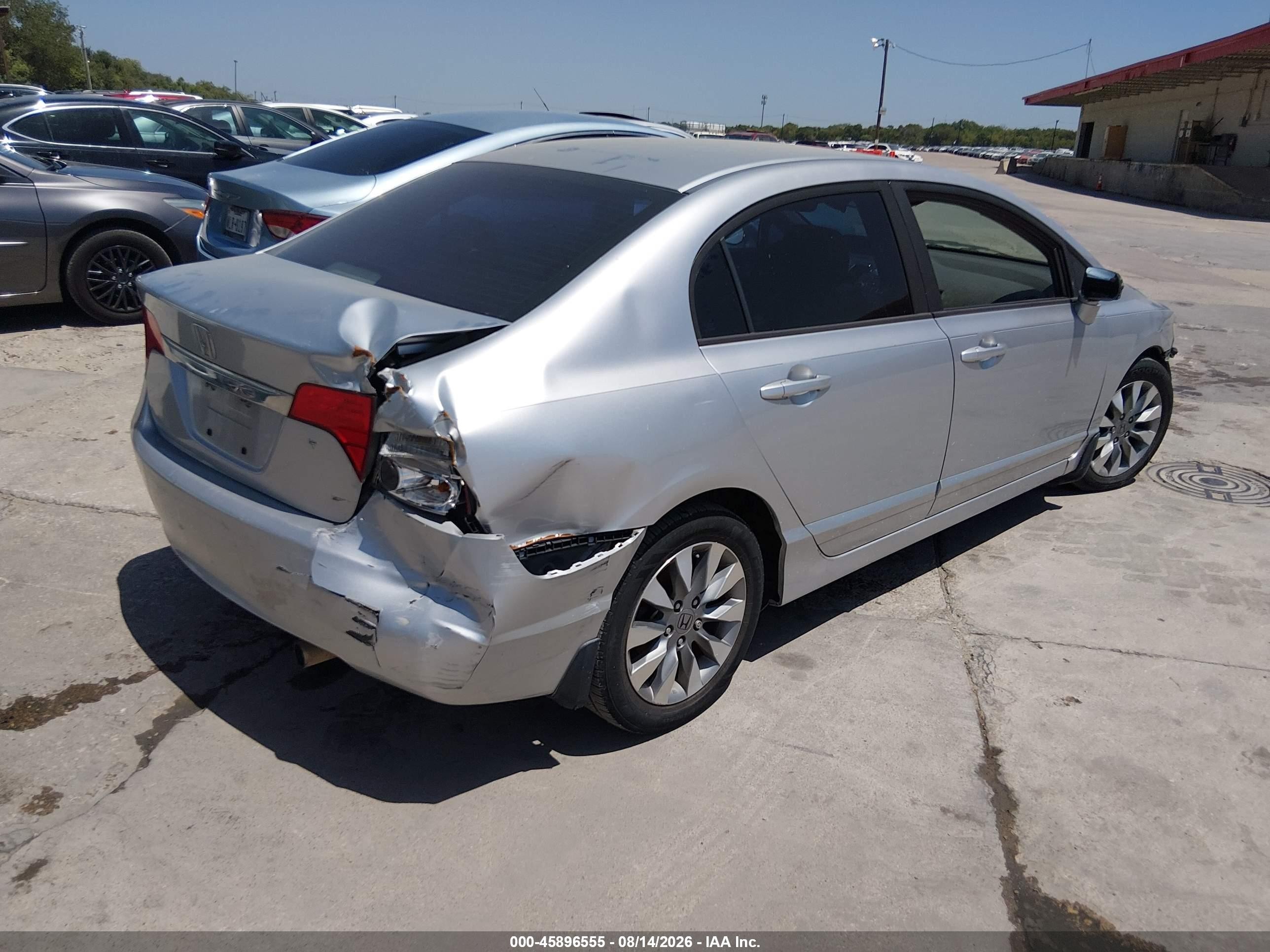 2009 Honda Civic Ex Silver vin: 19XFA16889E026702
