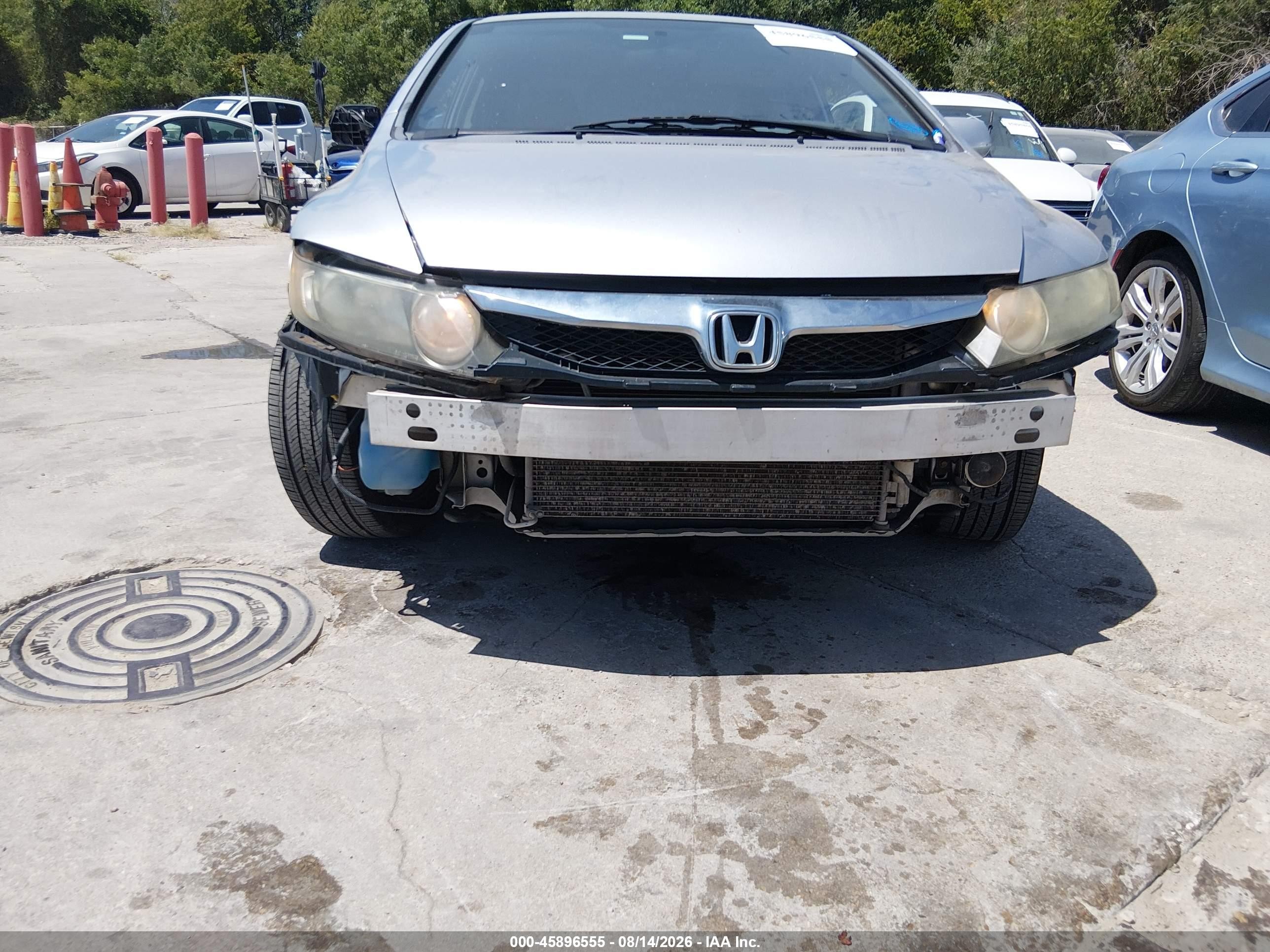2009 Honda Civic Ex Silver vin: 19XFA16889E026702