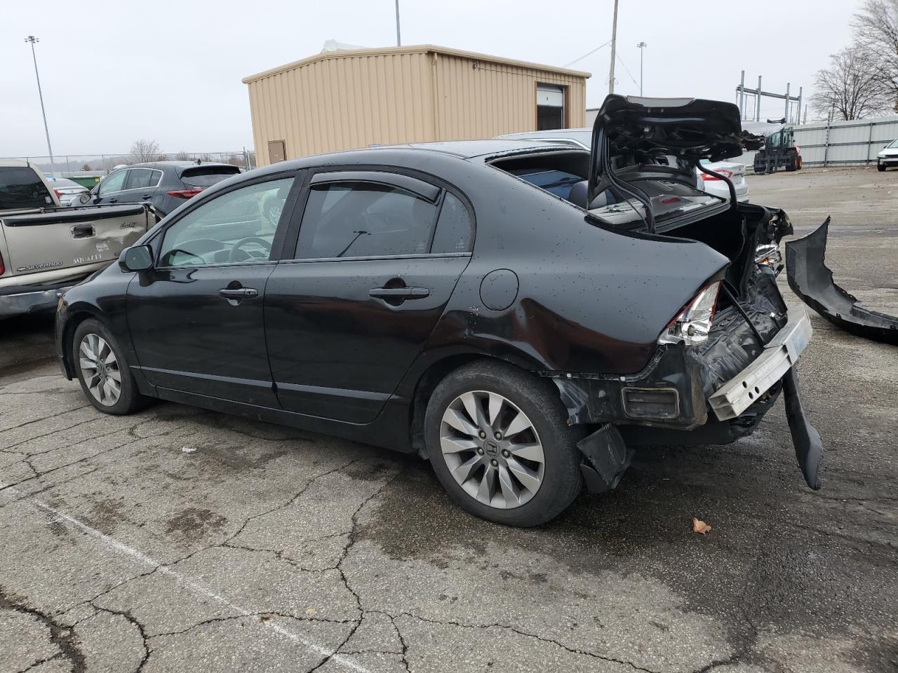 2009 Honda Civic Ex Black vin: 19XFA16889E030443