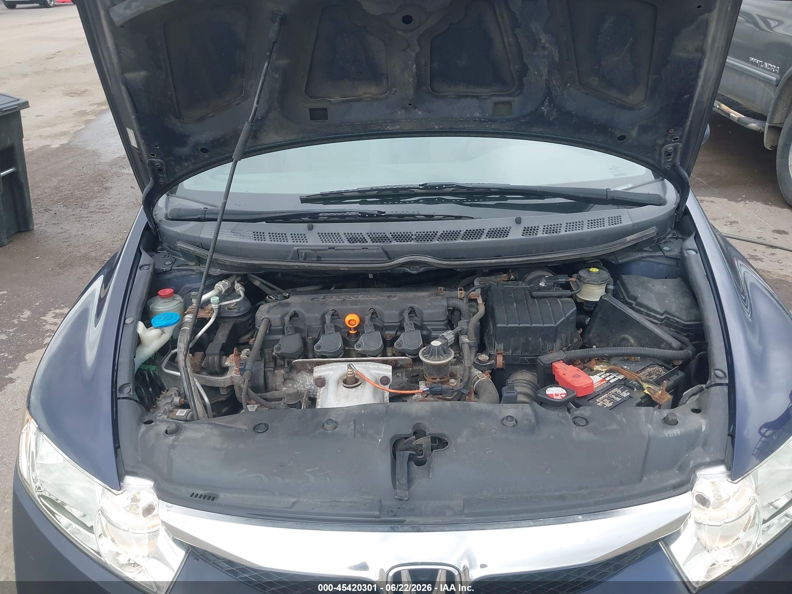 2009 Honda Civic Ex Blue vin: 19XFA16889E045461