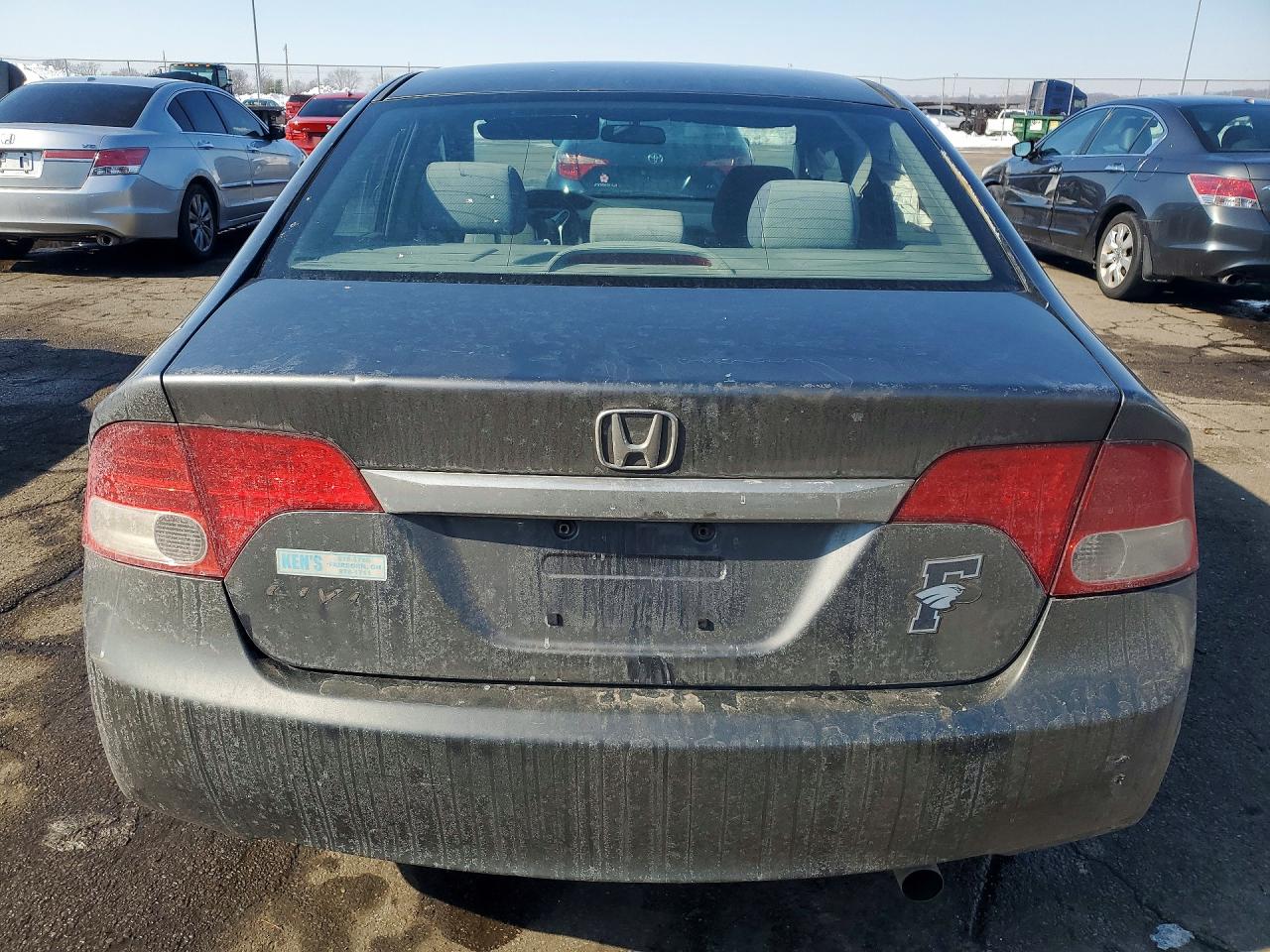 2009 Honda Civic Ex Gray vin: 19XFA16899E005129