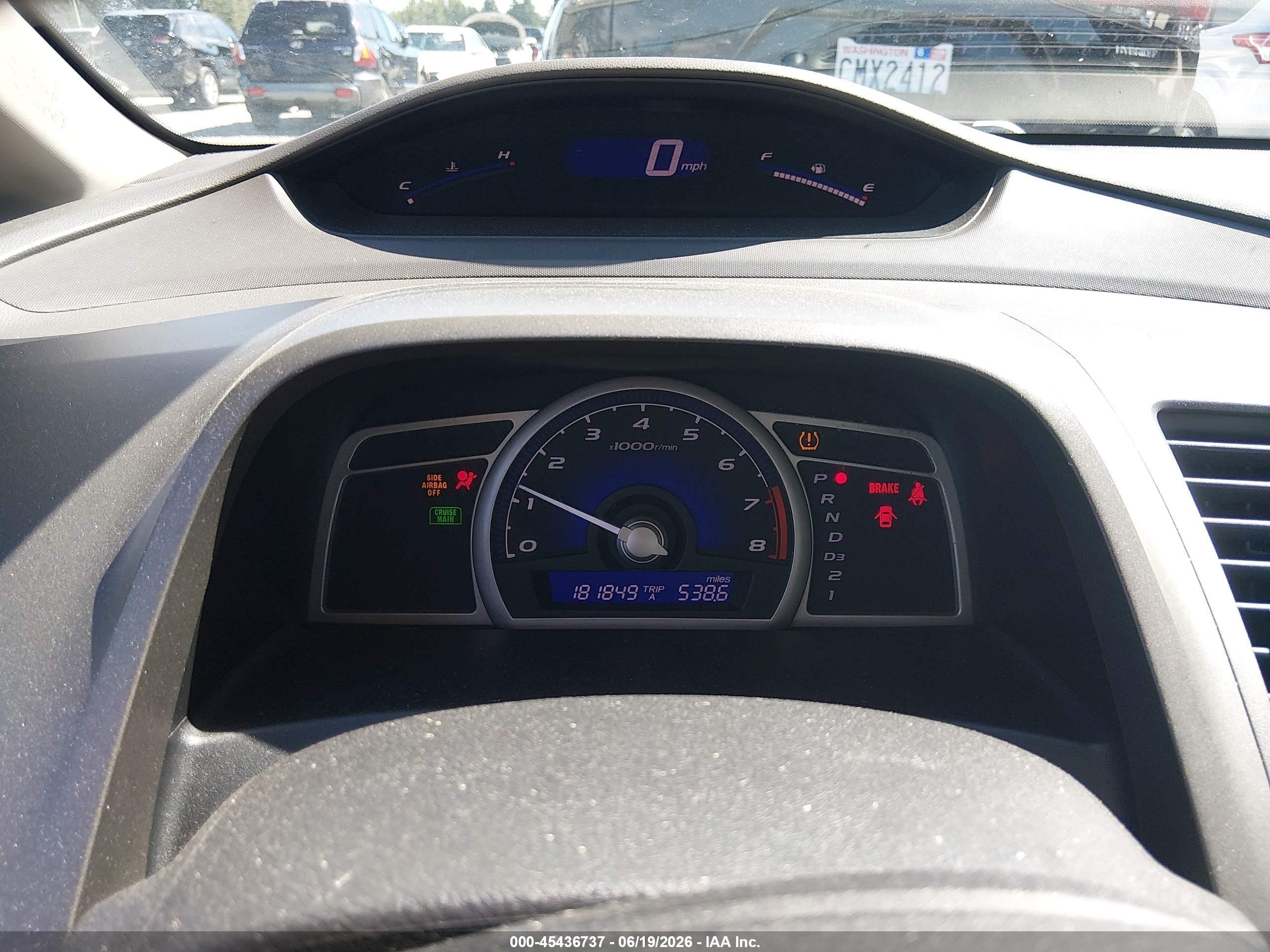 2009 Honda Civic Ex Silver vin: 19XFA16899E008595