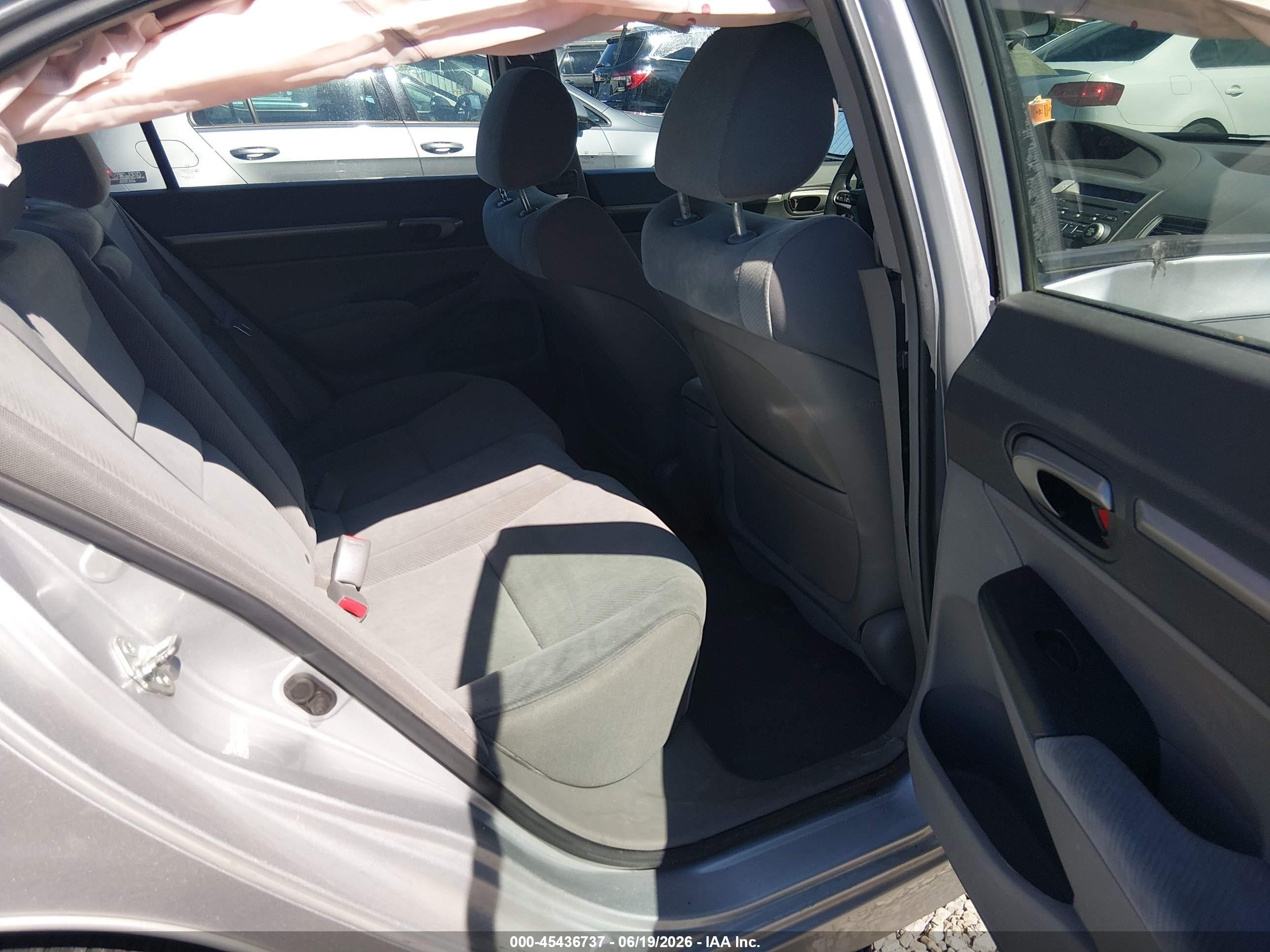 2009 Honda Civic Ex Silver vin: 19XFA16899E008595