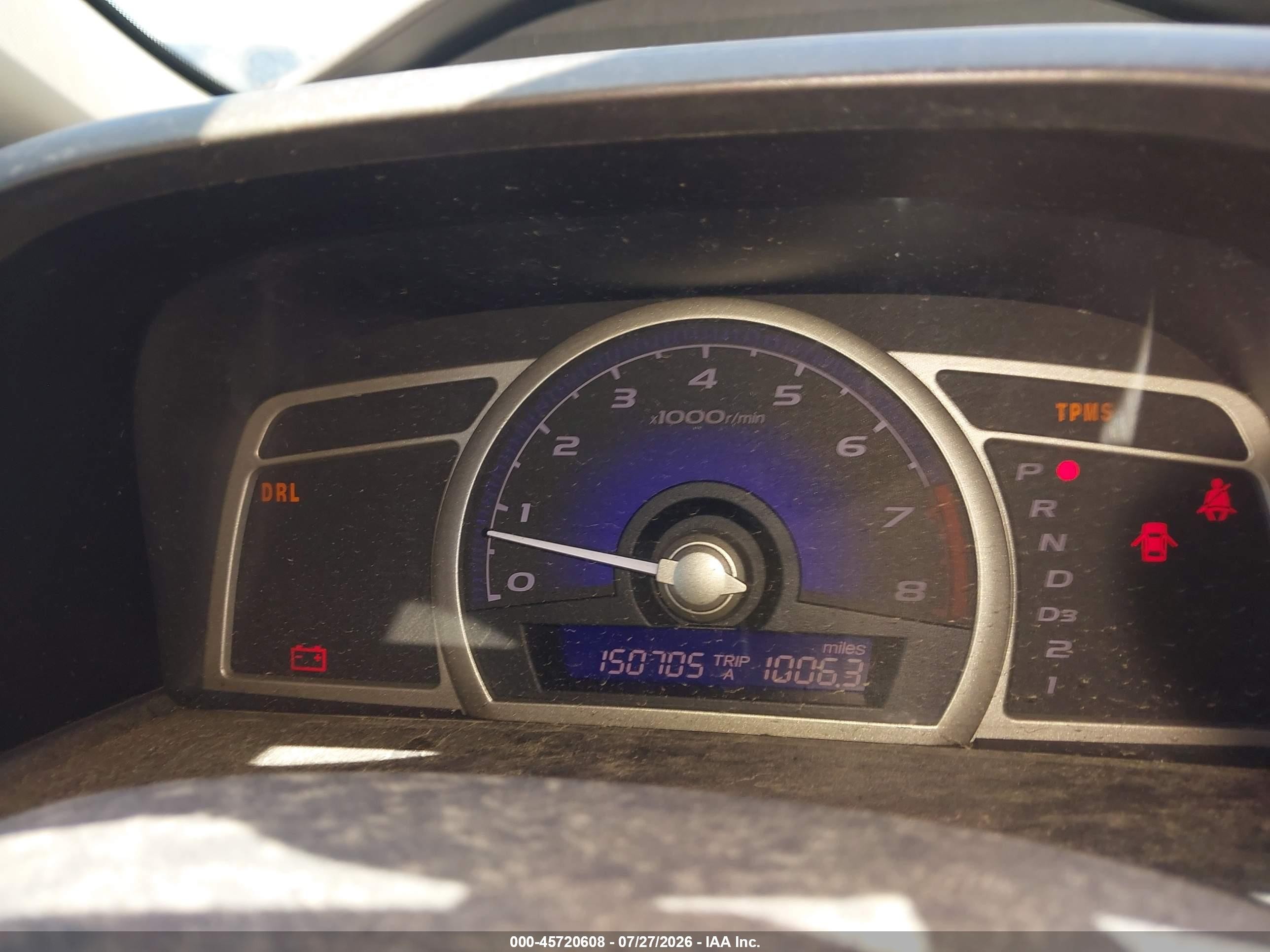 2009 Honda Civic Ex Gray vin: 19XFA16899E009178