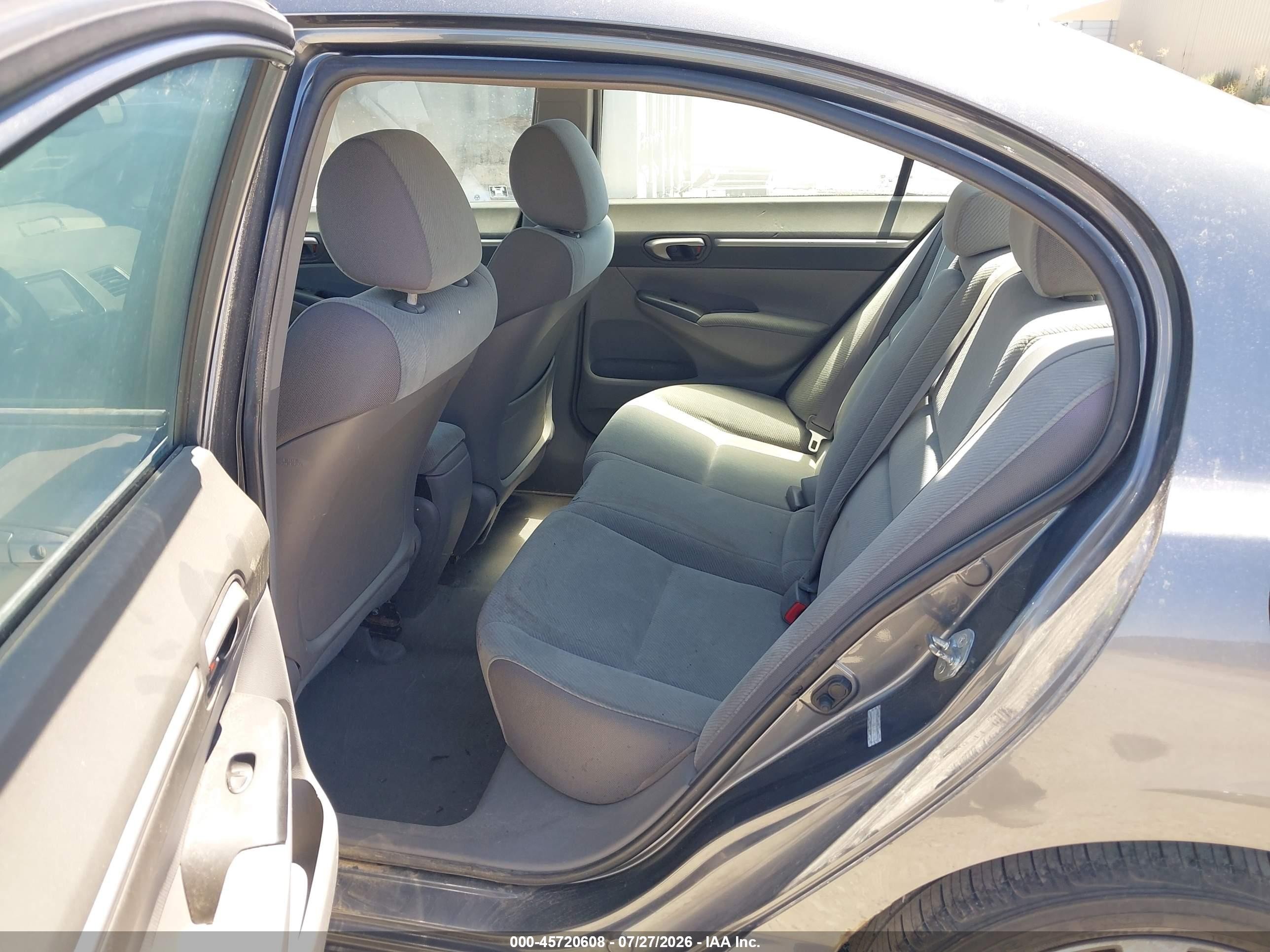2009 Honda Civic Ex Gray vin: 19XFA16899E009178