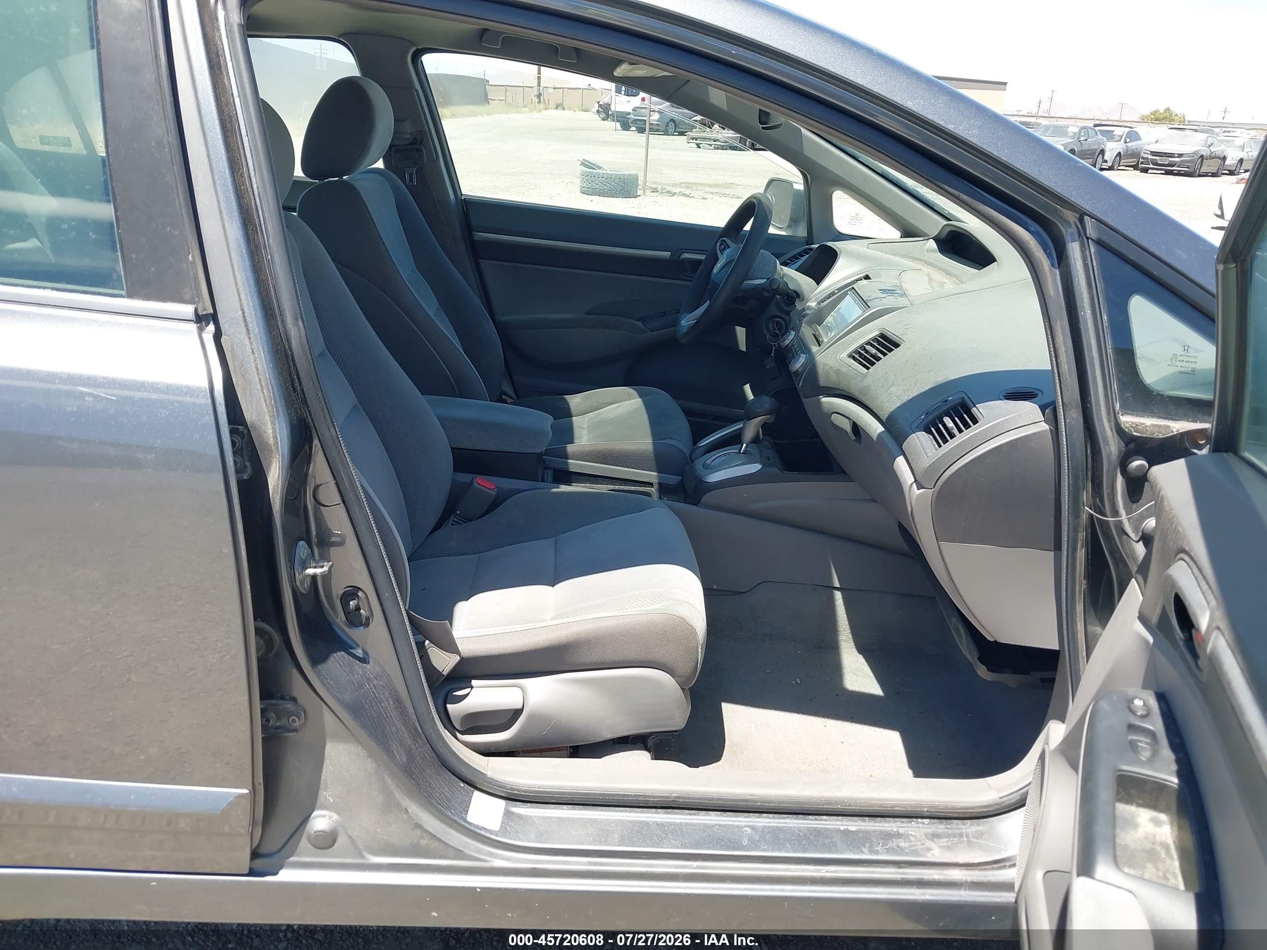 2009 Honda Civic Ex Gray vin: 19XFA16899E009178