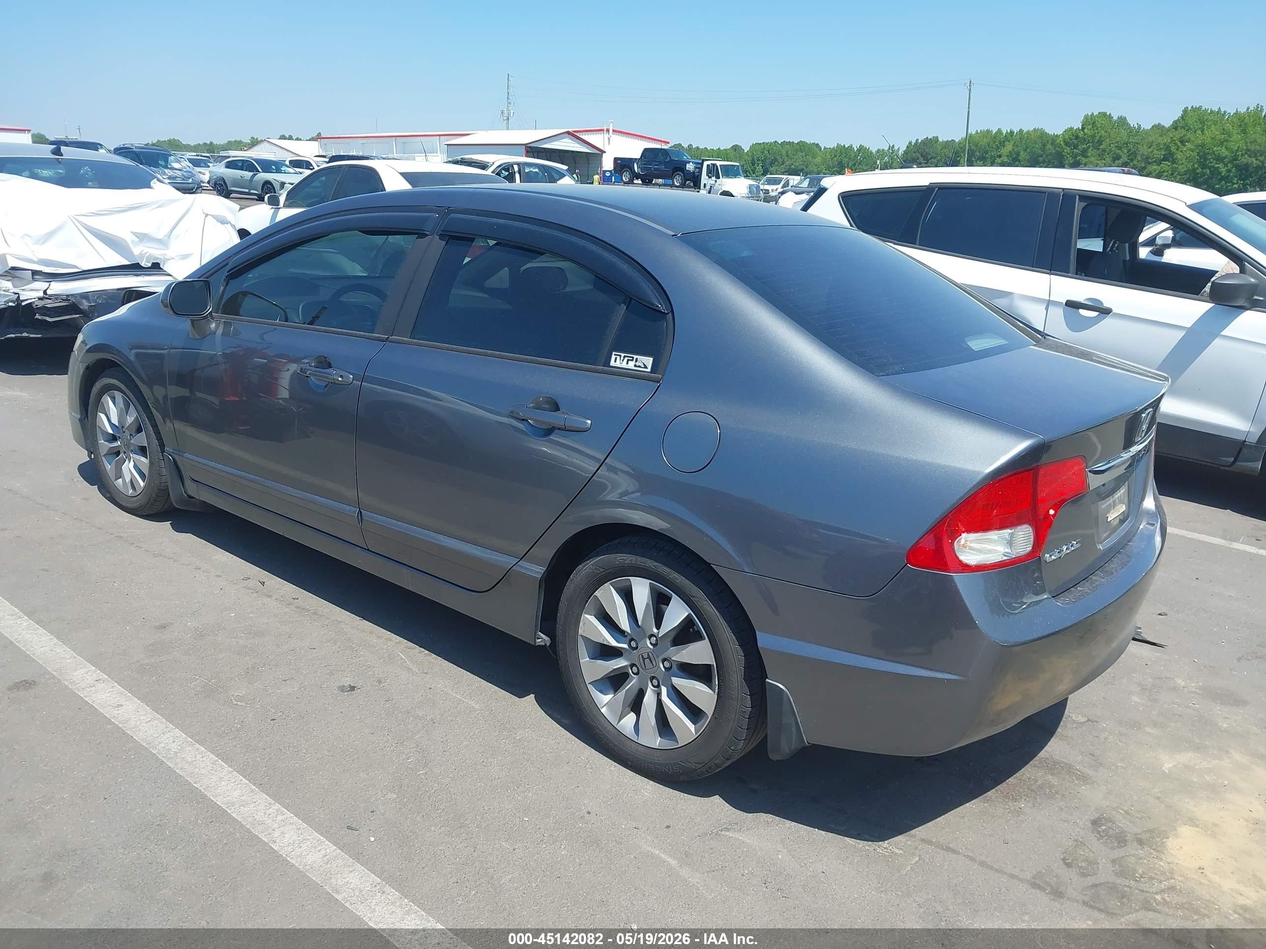 2009 Honda Civic Ex Silver vin: 19XFA168X9E015961
