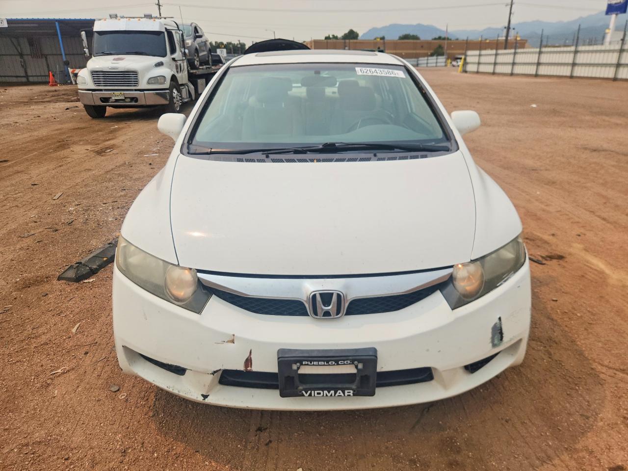2009 Honda Civic Ex White vin: 19XFA168X9E044778