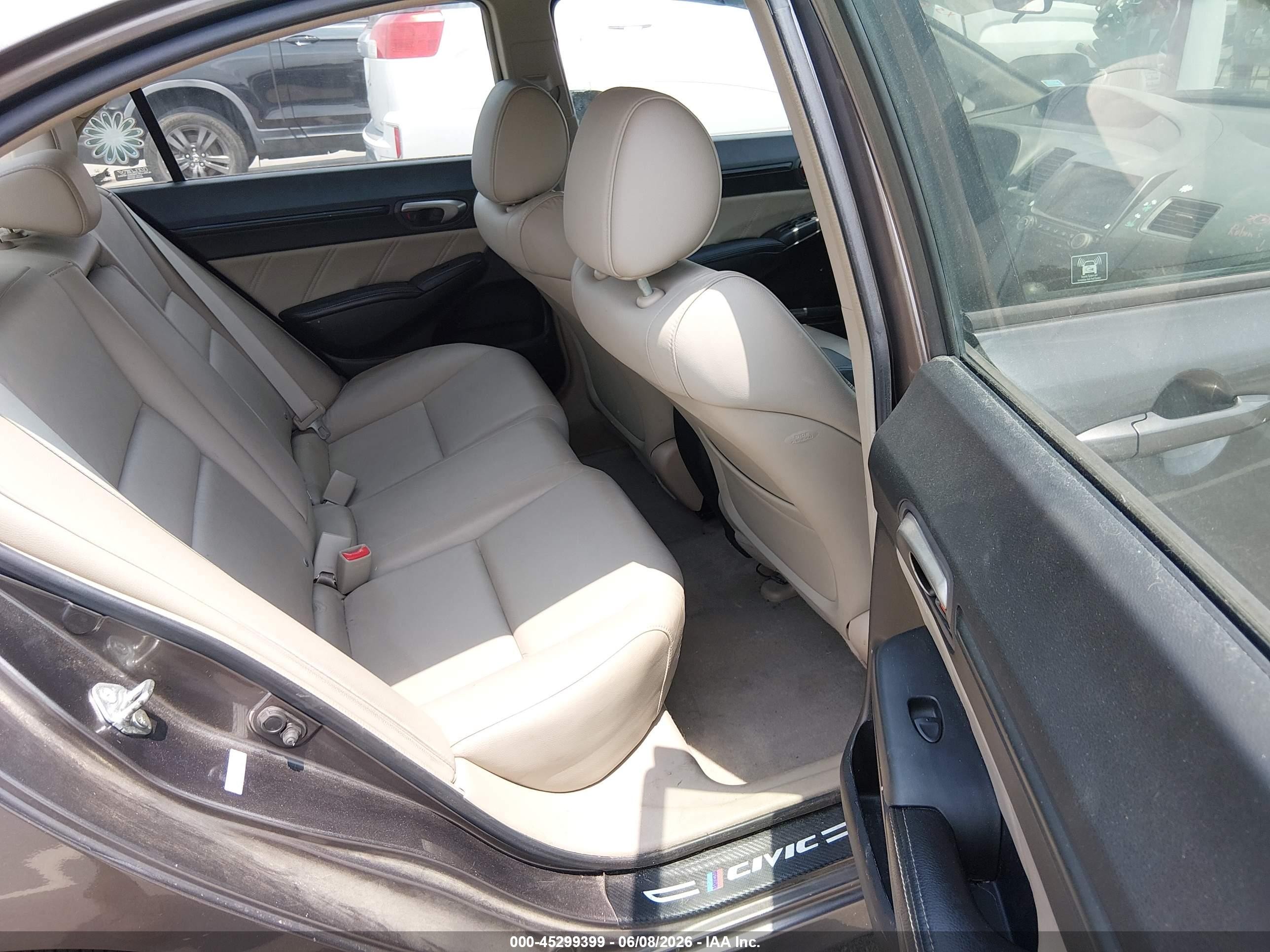 2009 Honda Civic Ex-l Серый vin: 19XFA16909E007022