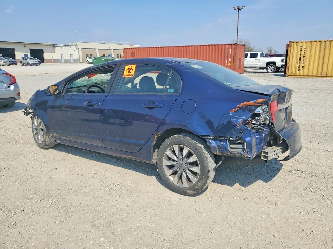2009 Honda Civic Exl Blue vin: 19XFA16919E003058