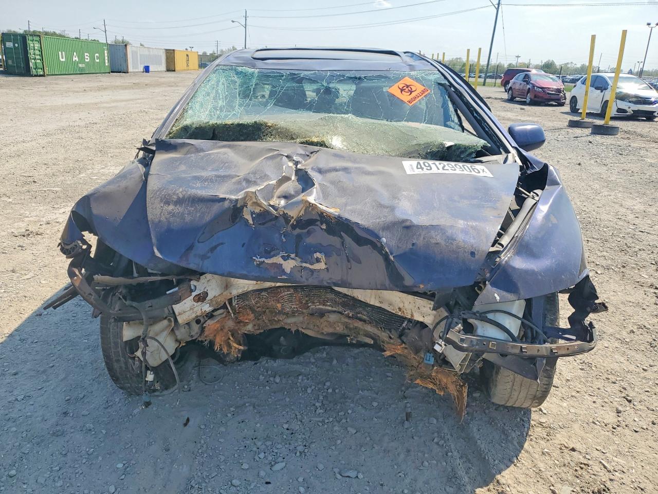 2009 Honda Civic Exl Blue vin: 19XFA16919E003058
