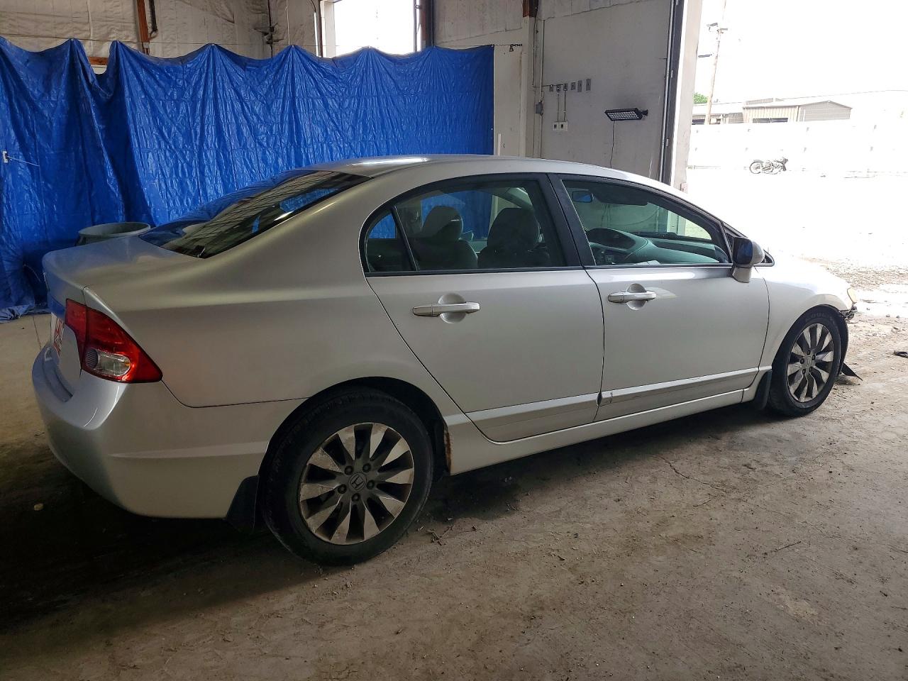 2009 Honda Civic Exl Silver vin: 19XFA16929E006342