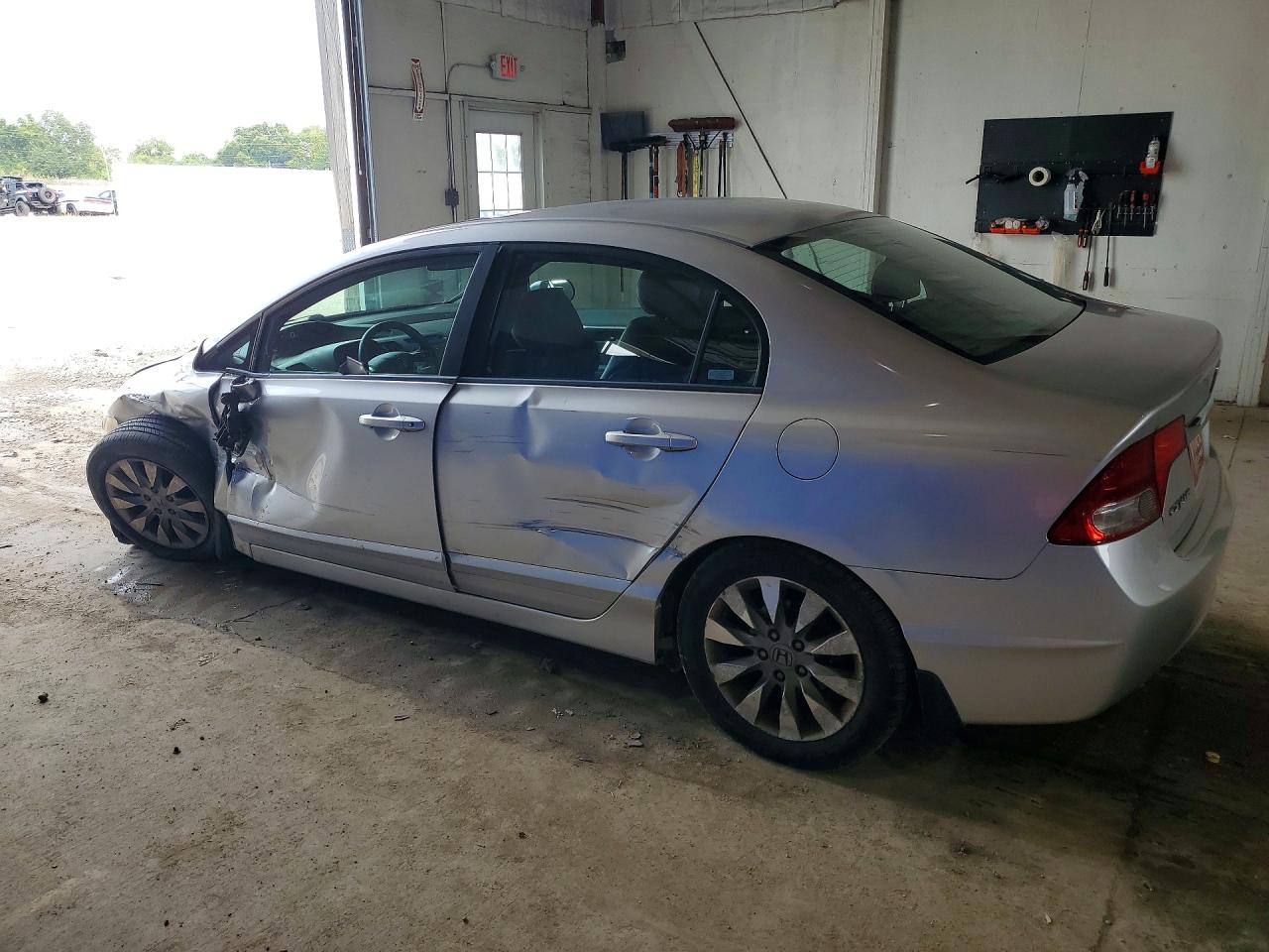 2009 Honda Civic Exl Silver vin: 19XFA16929E006342