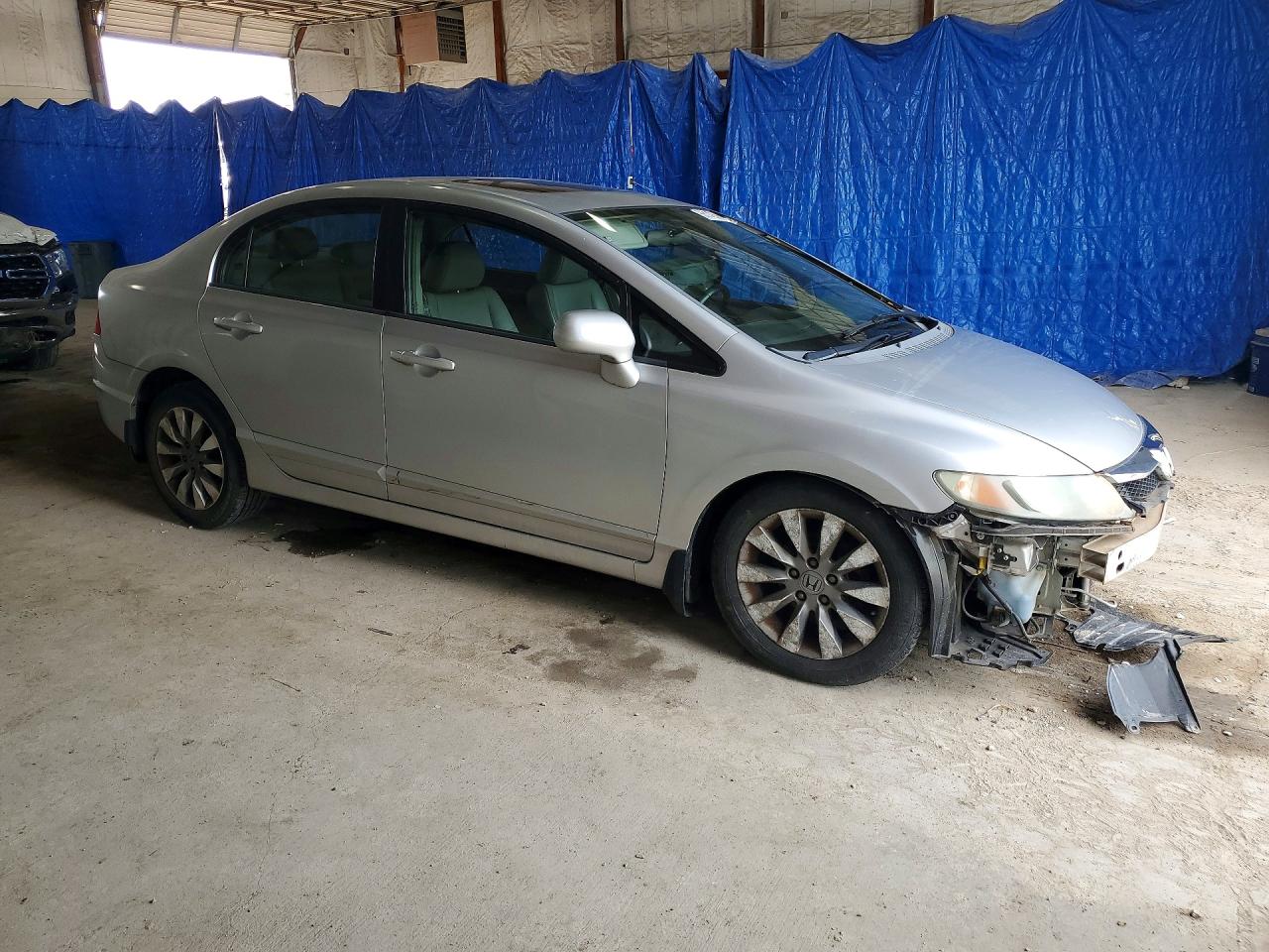 2009 Honda Civic Exl Silver vin: 19XFA16929E006342