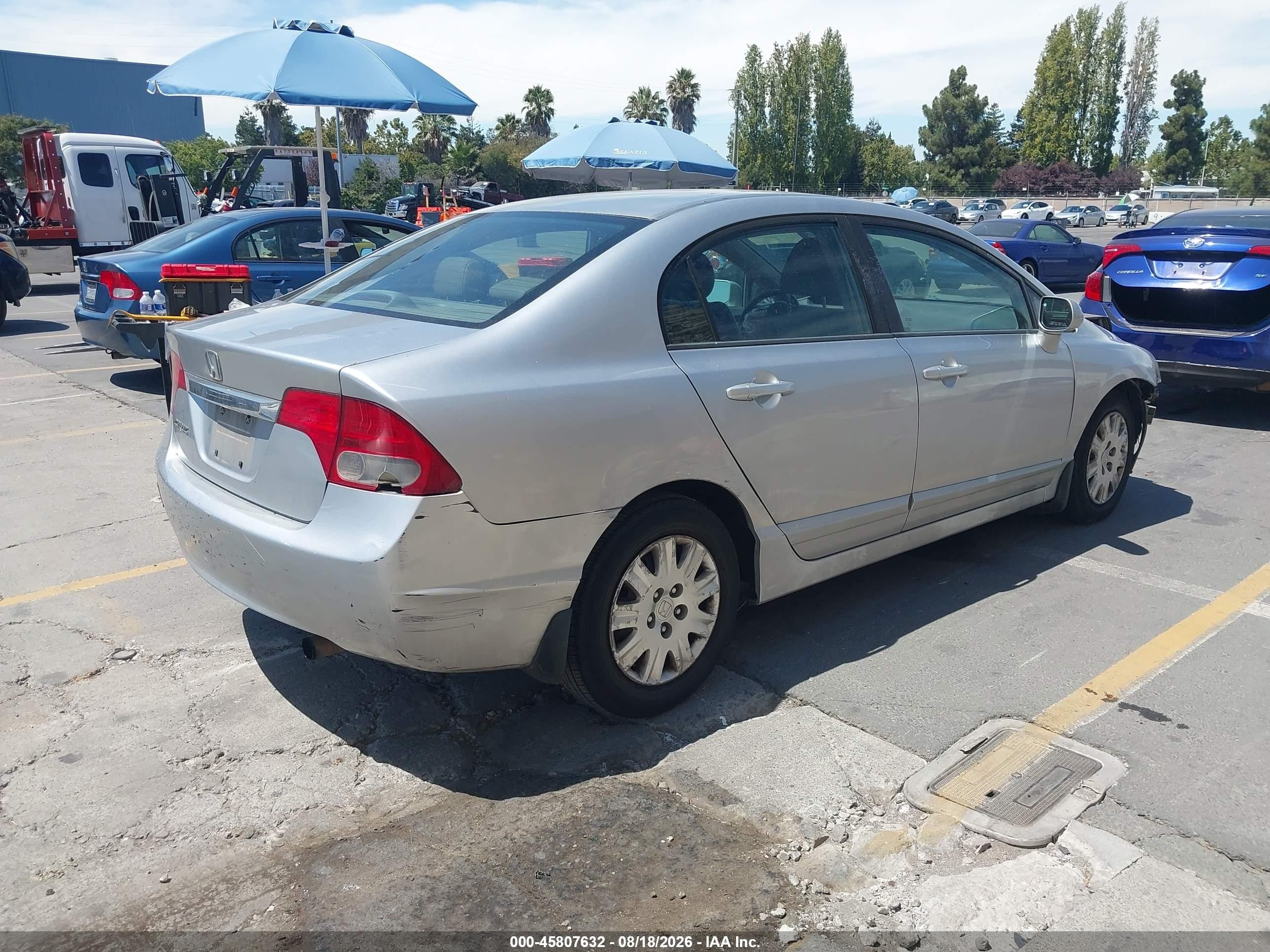 2009 Honda Civic Ex-l Silver vin: 19XFA16929E017518