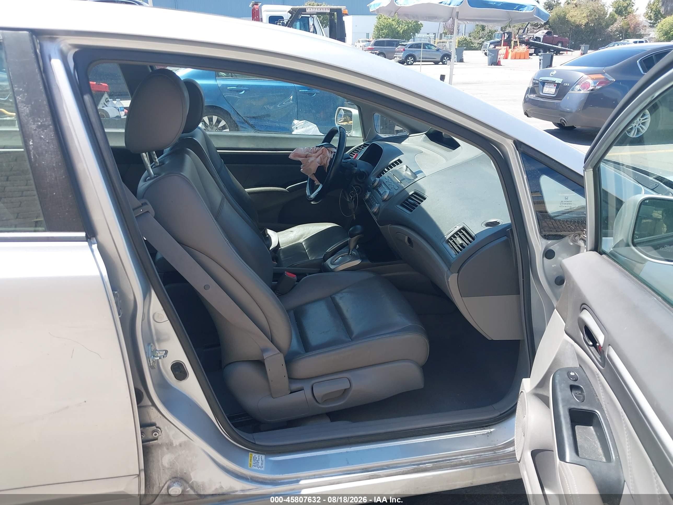 2009 Honda Civic Ex-l Silver vin: 19XFA16929E017518