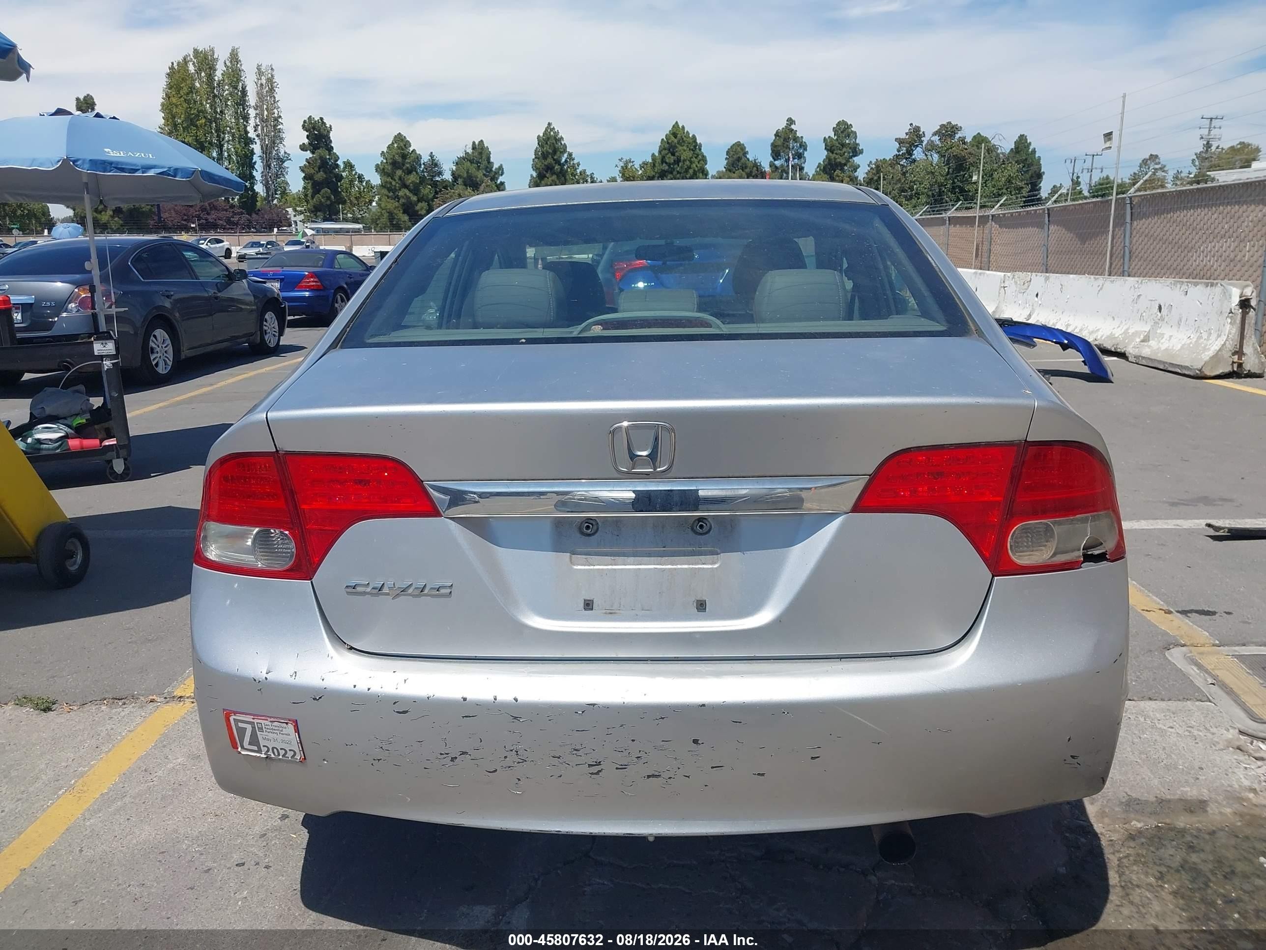 2009 Honda Civic Ex-l Silver vin: 19XFA16929E017518