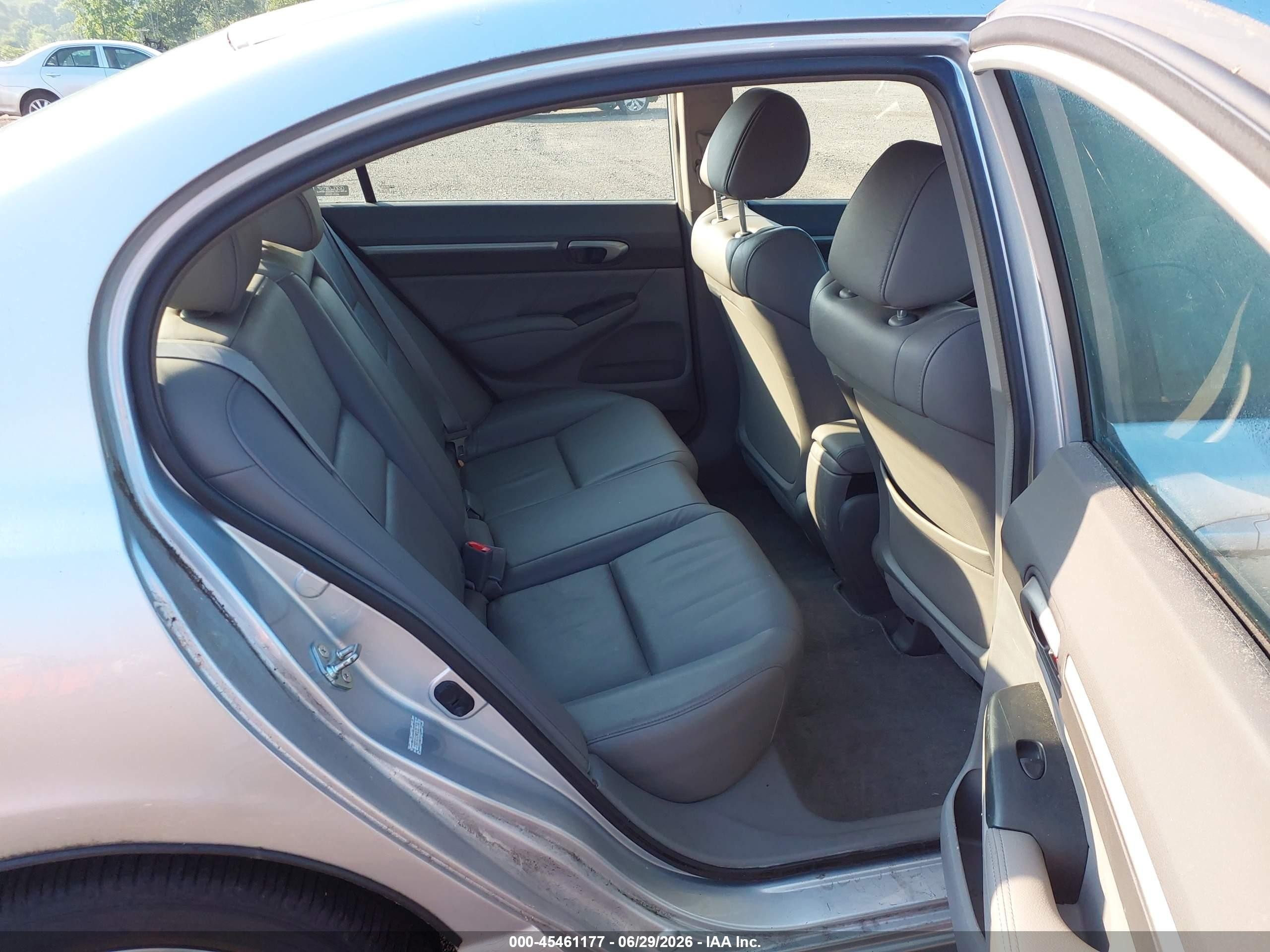 2009 Honda Civic Ex-l Silver vin: 19XFA16949E017536