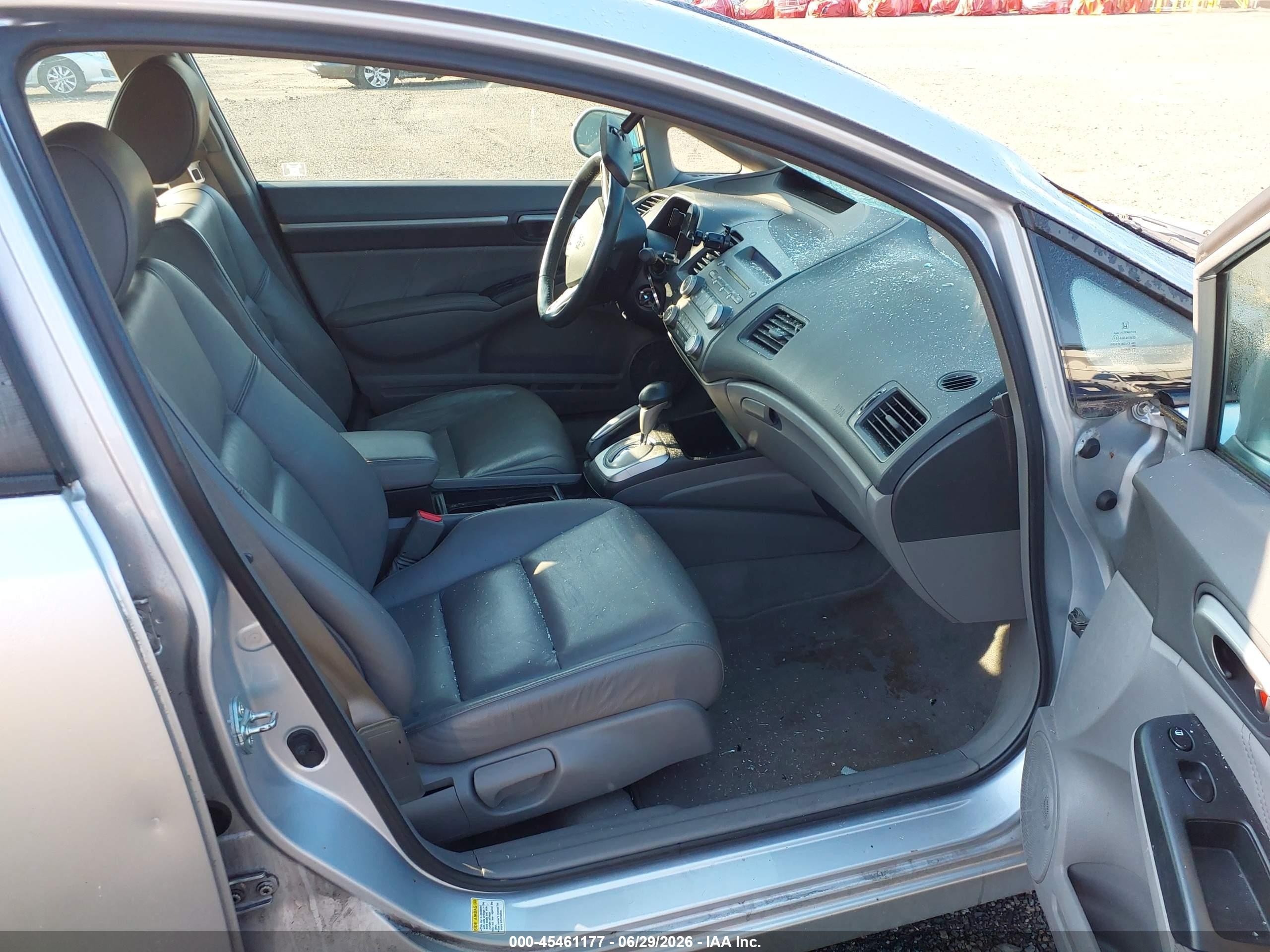 2009 Honda Civic Ex-l Silver vin: 19XFA16949E017536