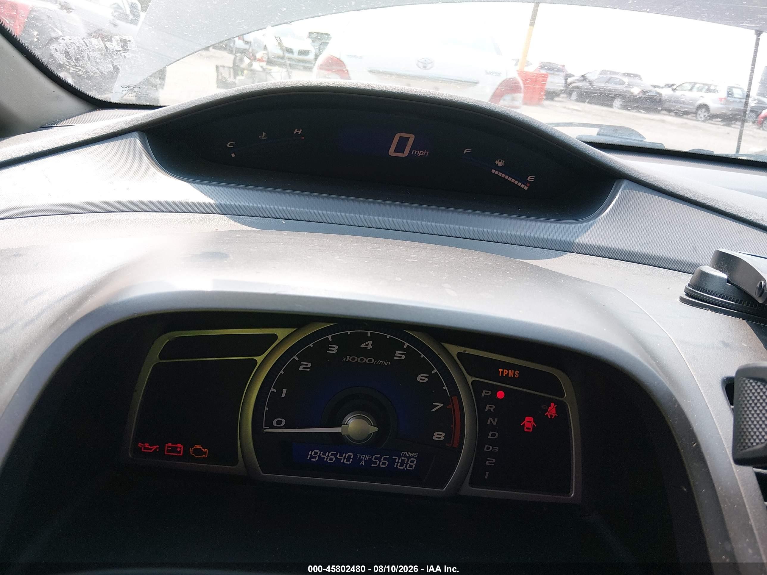 2009 Honda Civic Ex-l Gray vin: 19XFA16959E010269