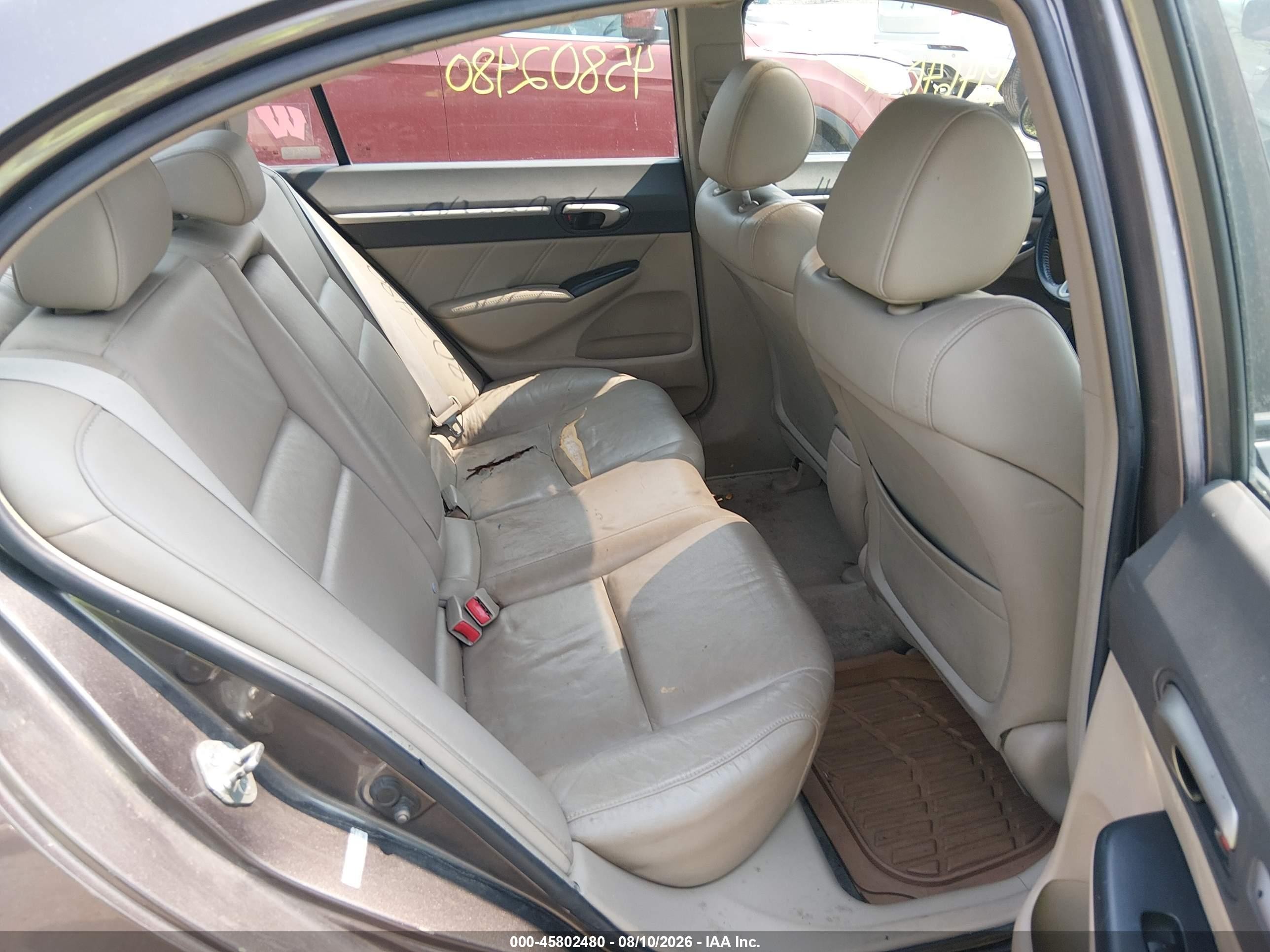 2009 Honda Civic Ex-l Gray vin: 19XFA16959E010269