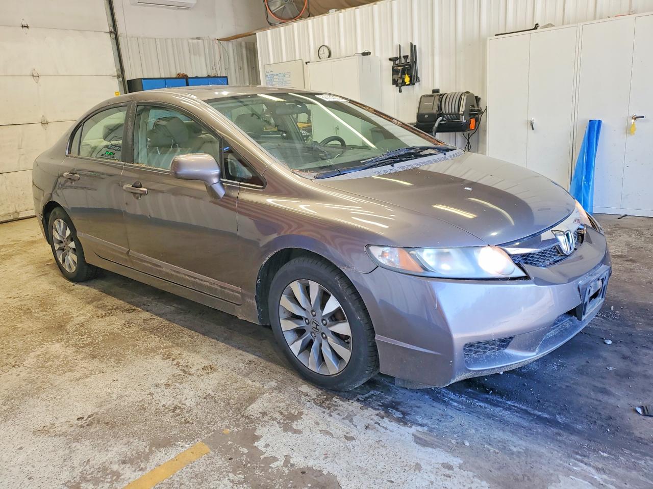 2009 Honda Civic Exl Brown vin: 19XFA16969E035990