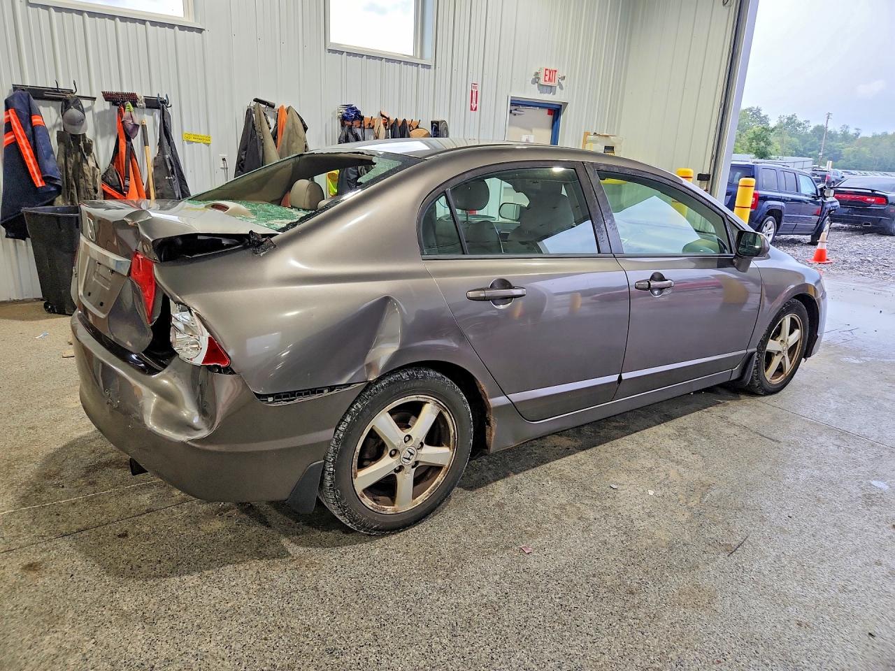 2009 Honda Civic Exl Gray vin: 19XFA16979E015408