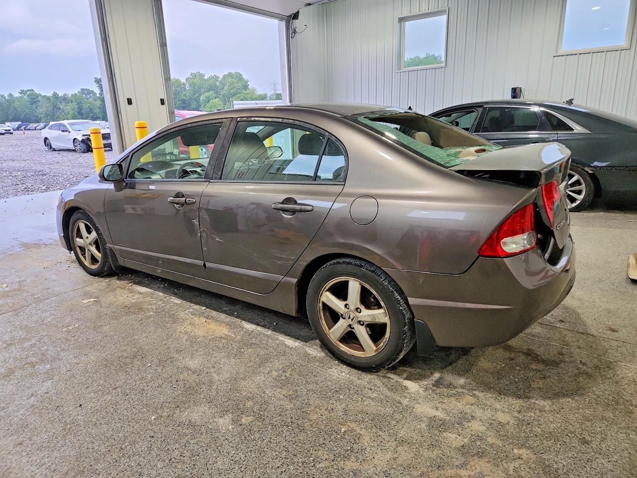 2009 Honda Civic Exl Gray vin: 19XFA16979E015408