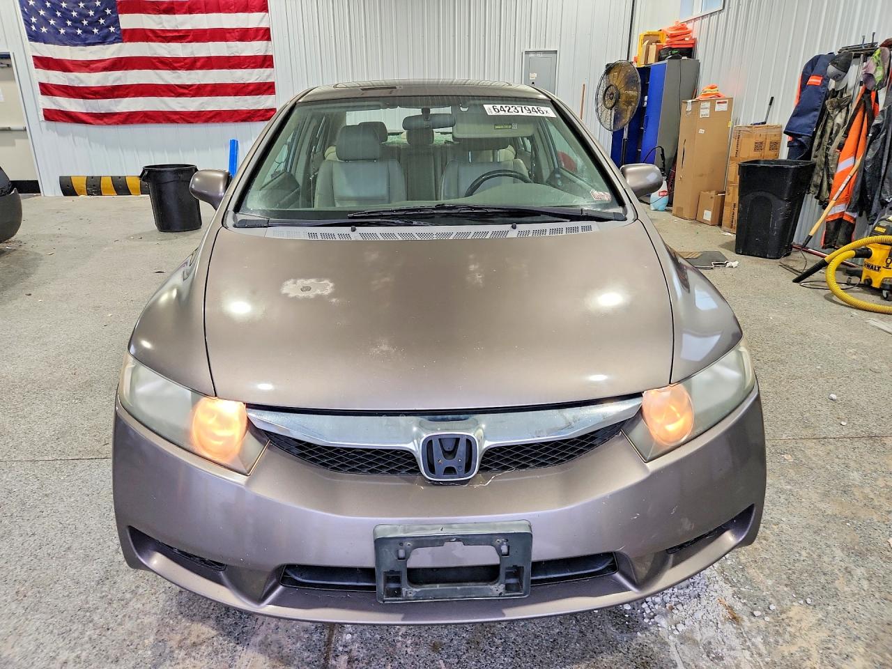 2009 Honda Civic Exl Gray vin: 19XFA16979E015408