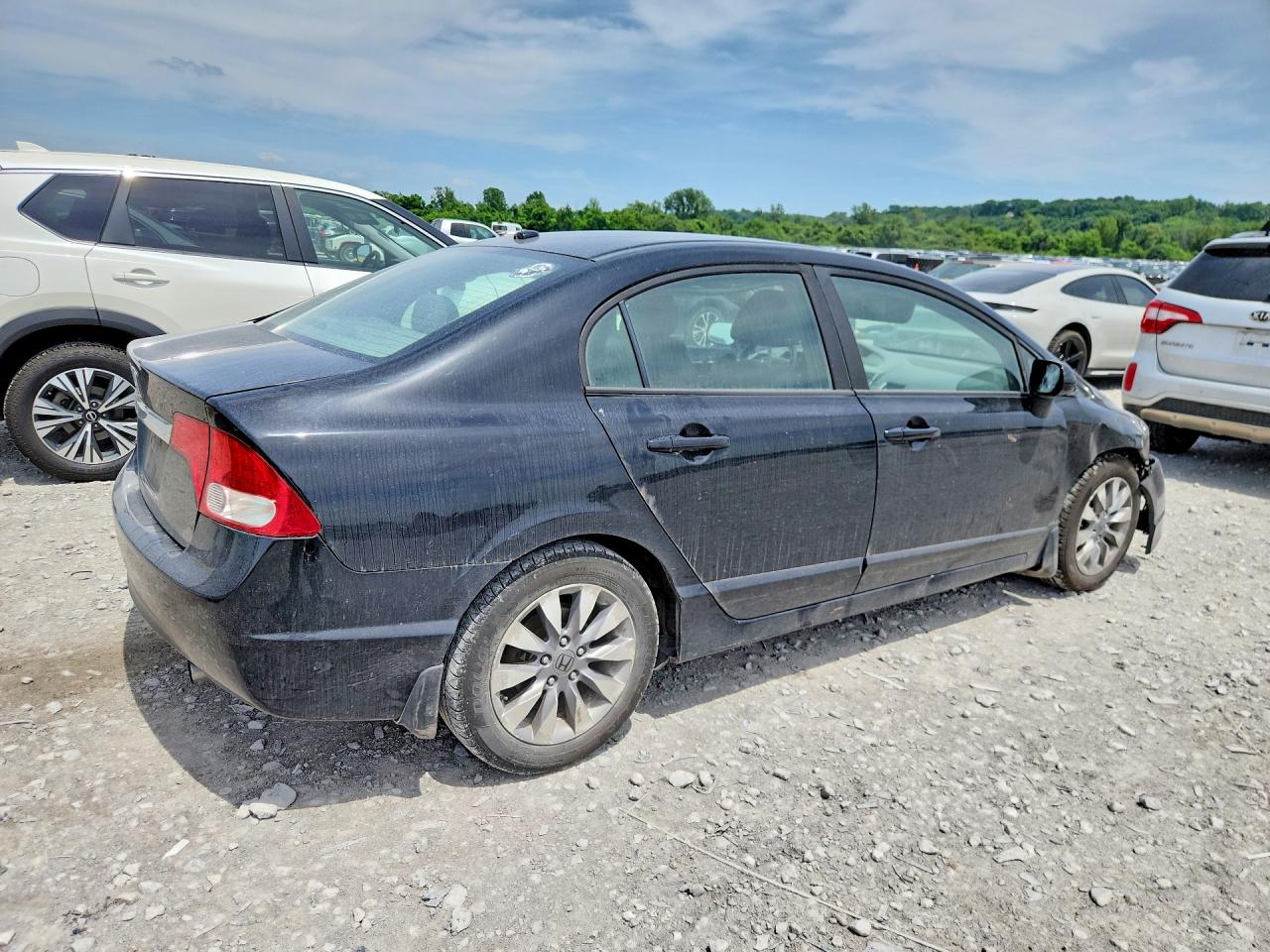 2009 Honda Civic Exl Black vin: 19XFA169X9E004063