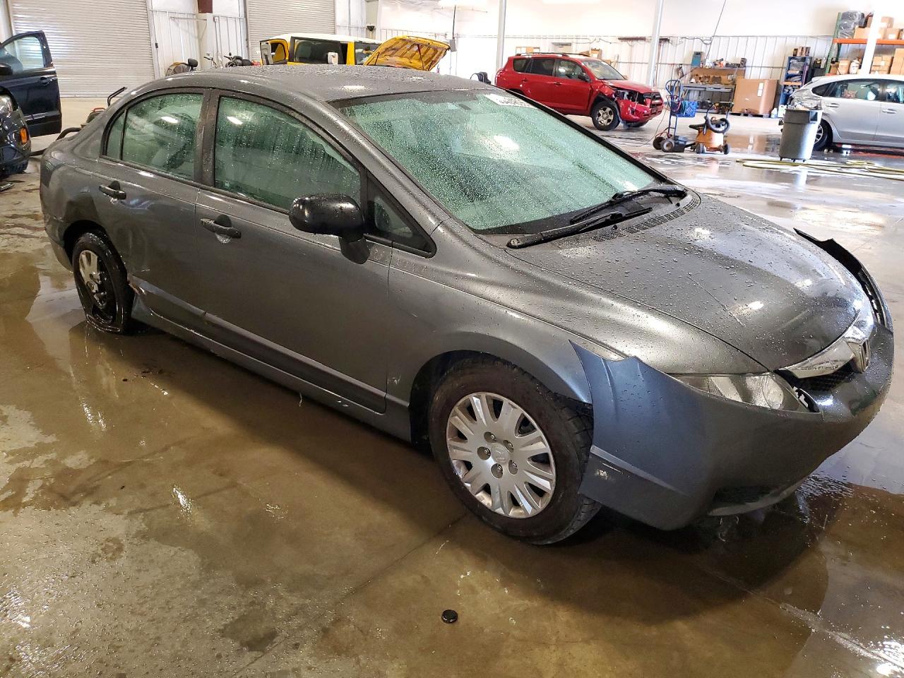 2011 Honda Civic Vp Gray vin: 19XFA1E31BE015388