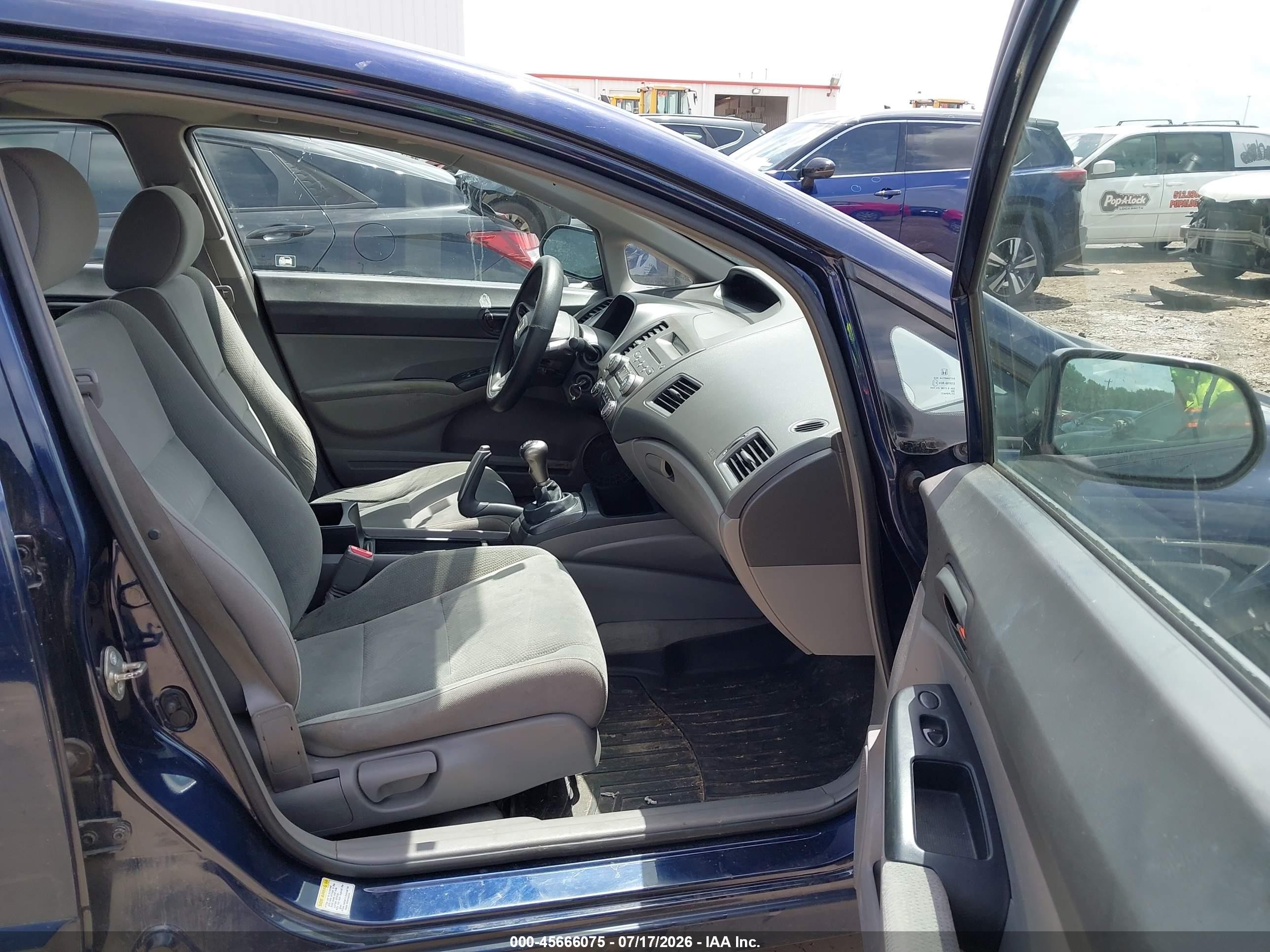 2011 Honda Civic Vp Синий vin: 19XFA1E36BE019792