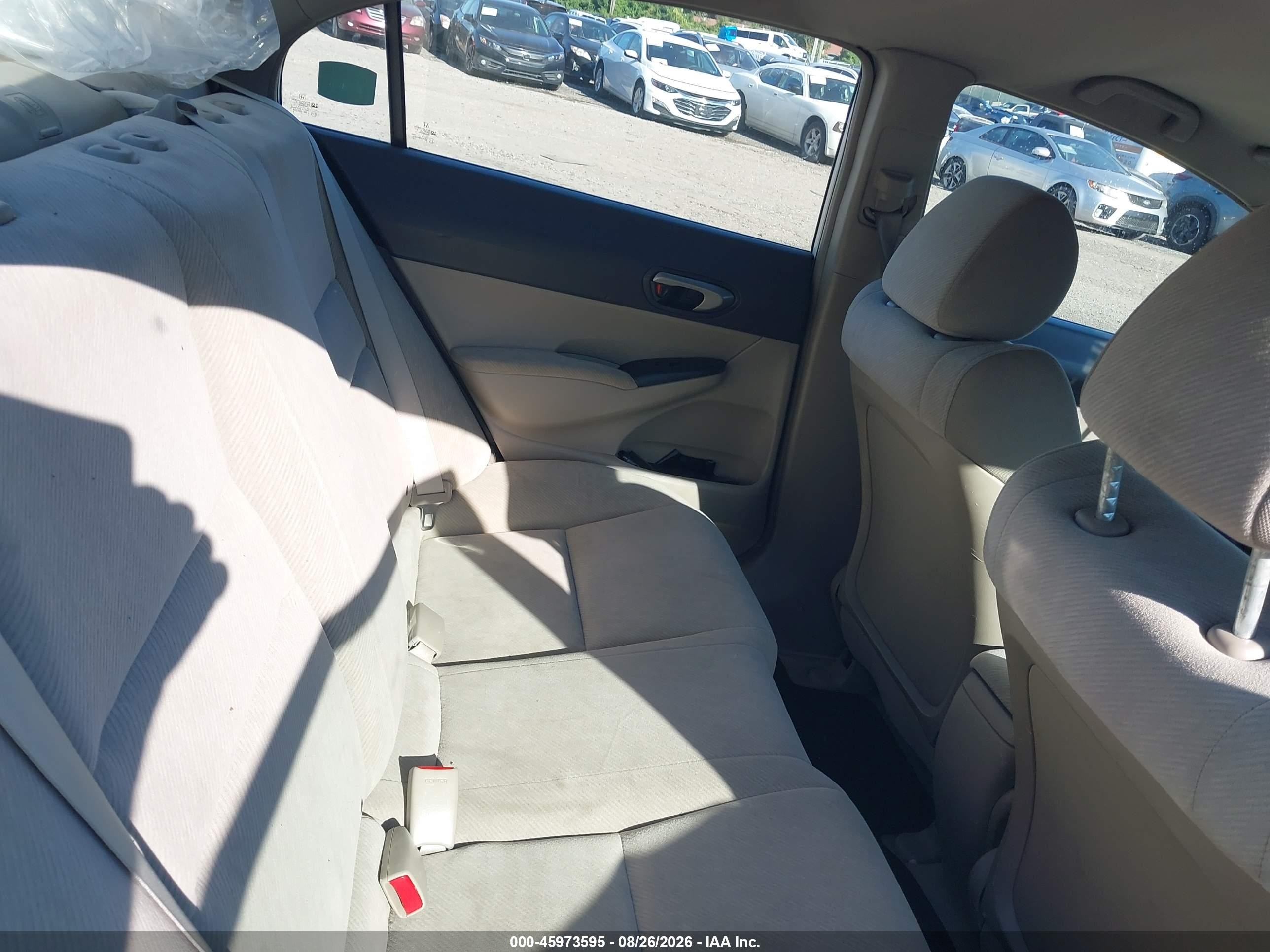 2010 Honda Civic Lx White vin: 19XFA1E50AE007783