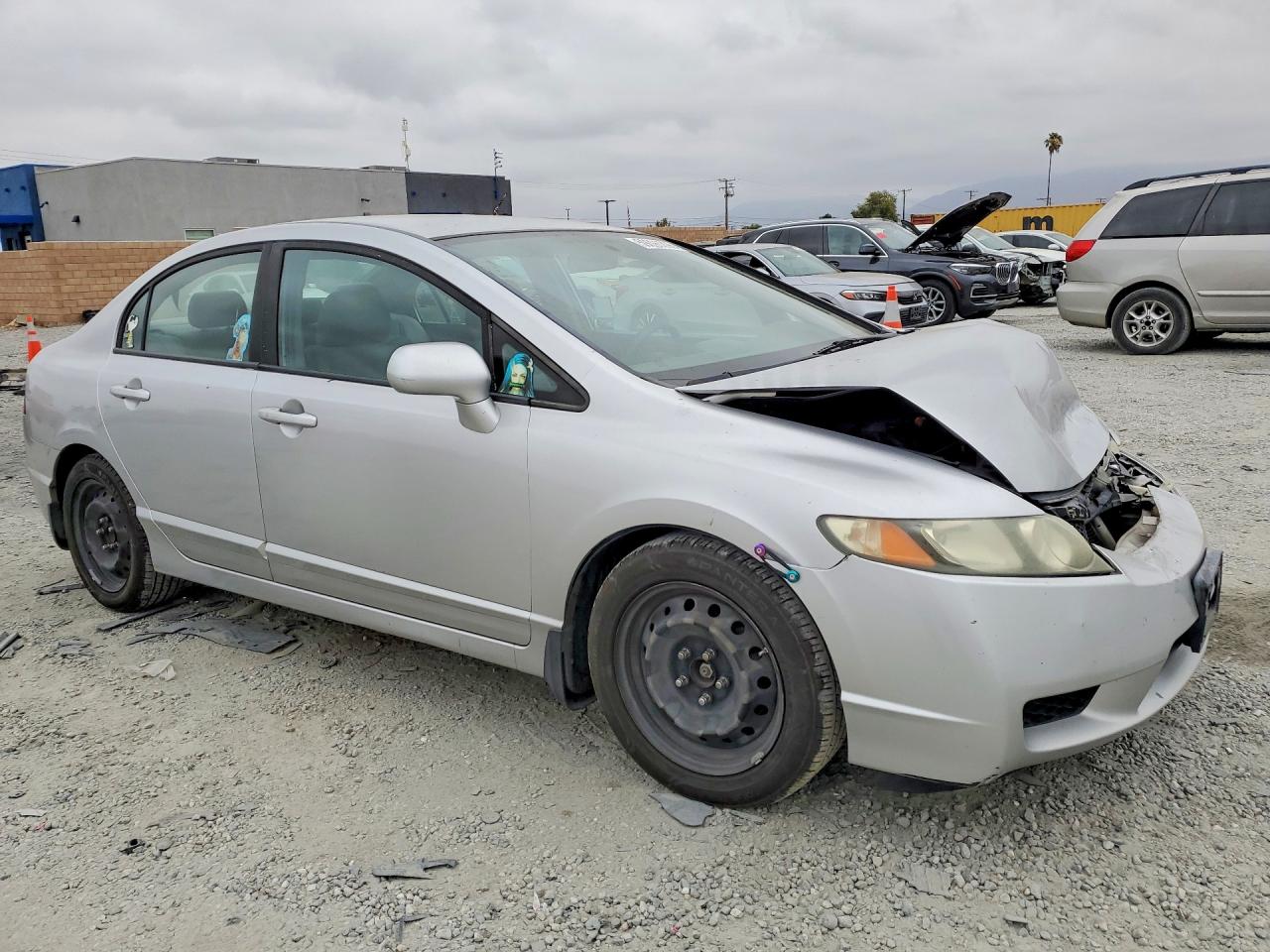 2010 Honda Civic Lx Silver vin: 19XFA1E52AE022947