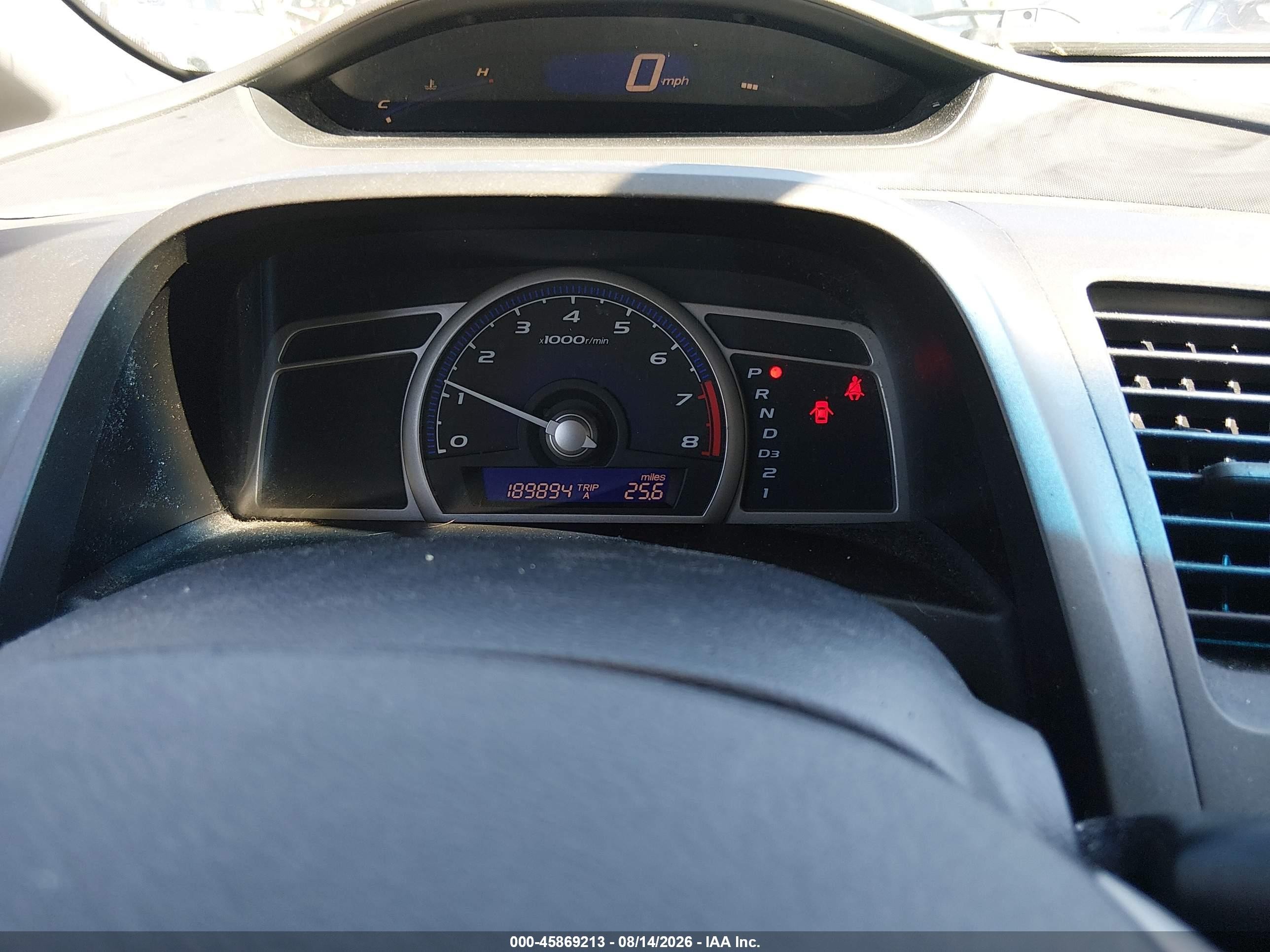 2010 Honda Civic Vp Серый vin: 19XFA1F30AE081525