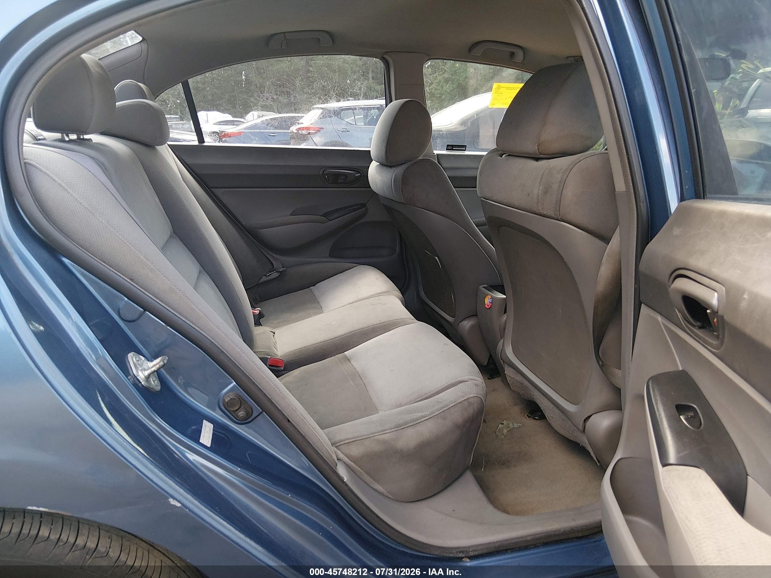 2010 Honda Civic Vp Blue vin: 19XFA1F31AE057461