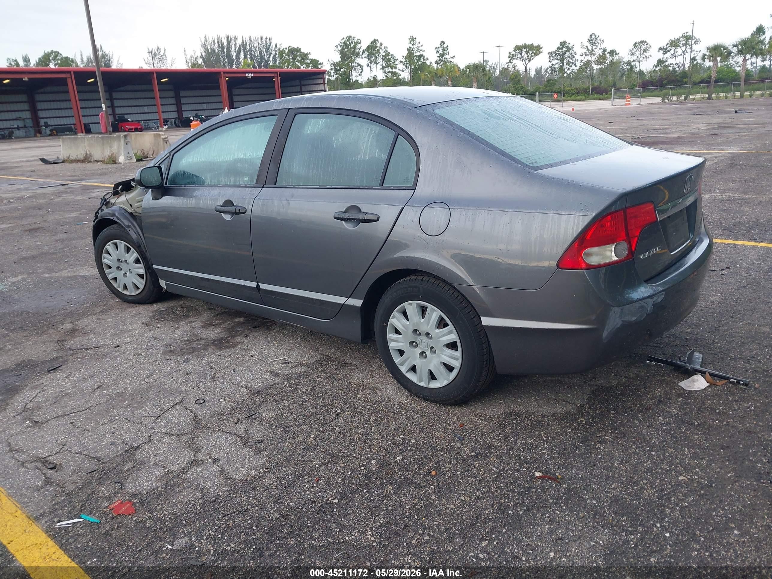 2010 Honda Civic Vp Gray vin: 19XFA1F32AE082501
