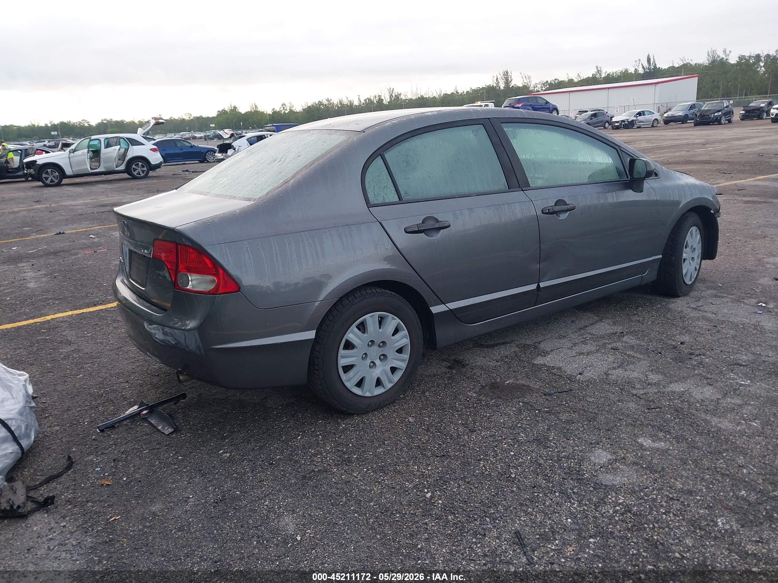 2010 Honda Civic Vp Gray vin: 19XFA1F32AE082501