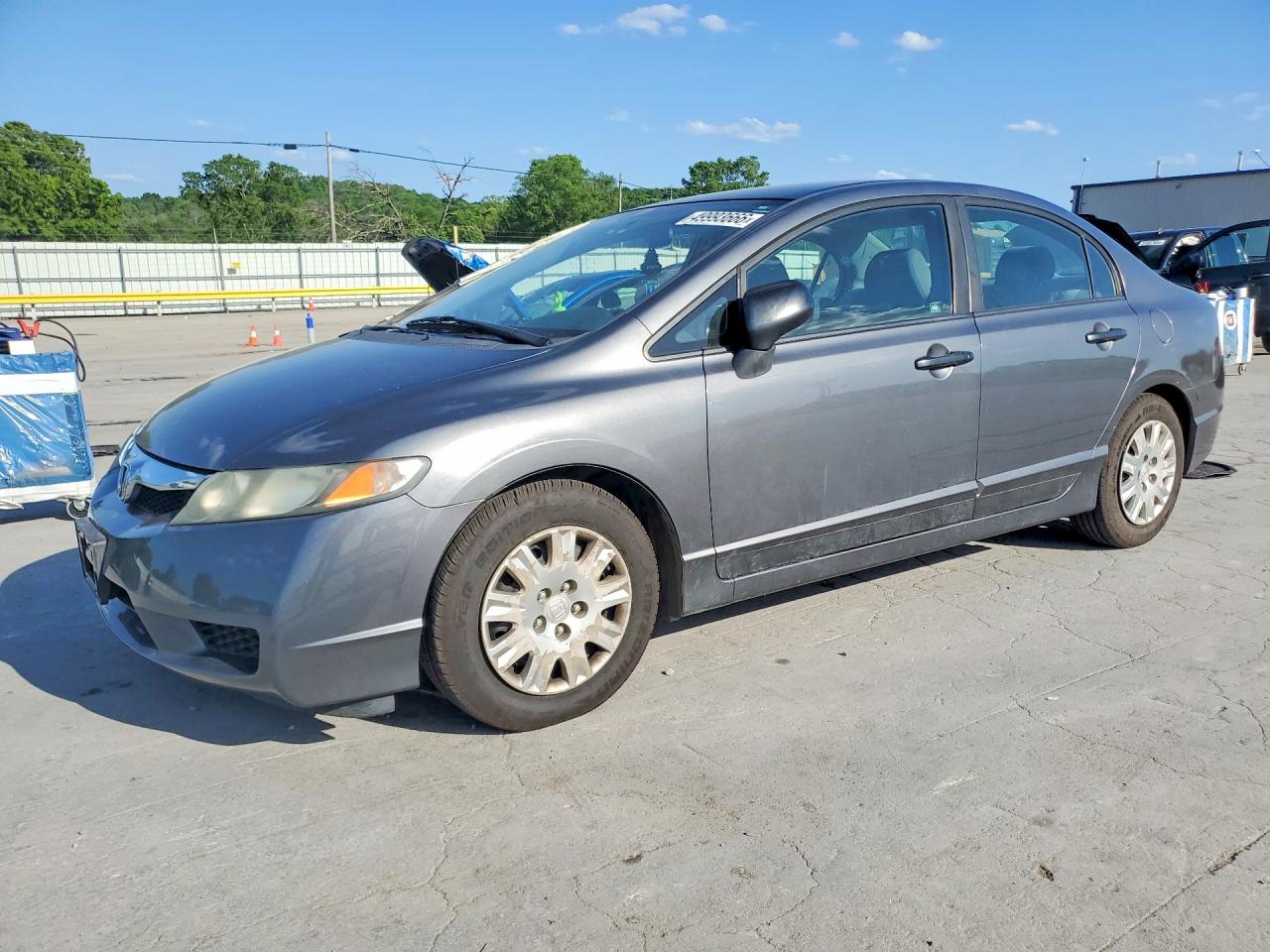 2011 Honda Civic Vp Gray vin: 19XFA1F32BE028438