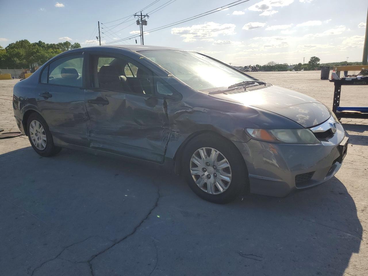 2011 Honda Civic Vp Gray vin: 19XFA1F32BE028438