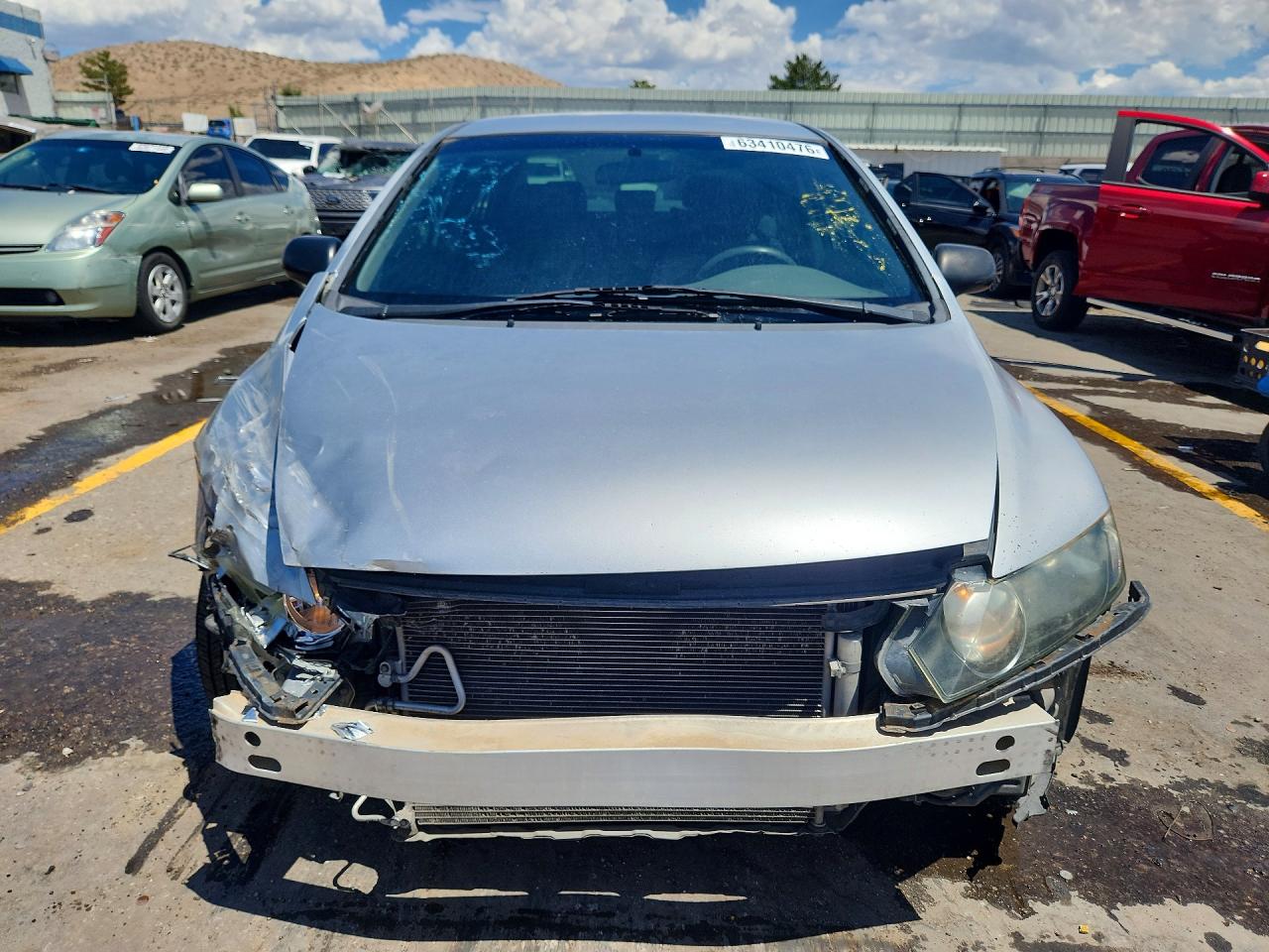 2011 Honda Civic Vp Silver vin: 19XFA1F33BE028643