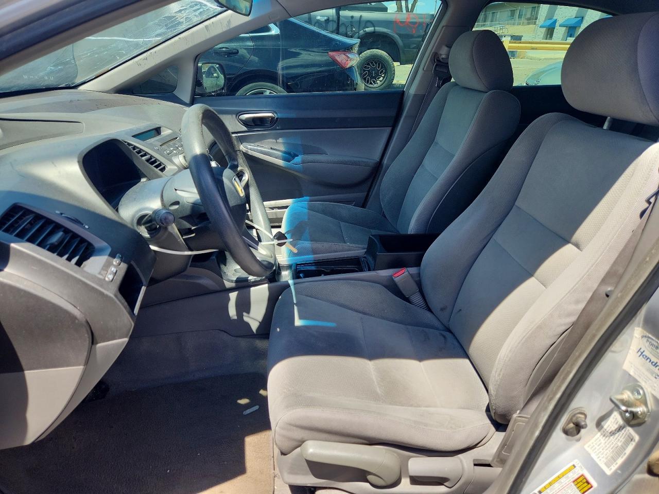 2011 Honda Civic Vp Silver vin: 19XFA1F33BE028643