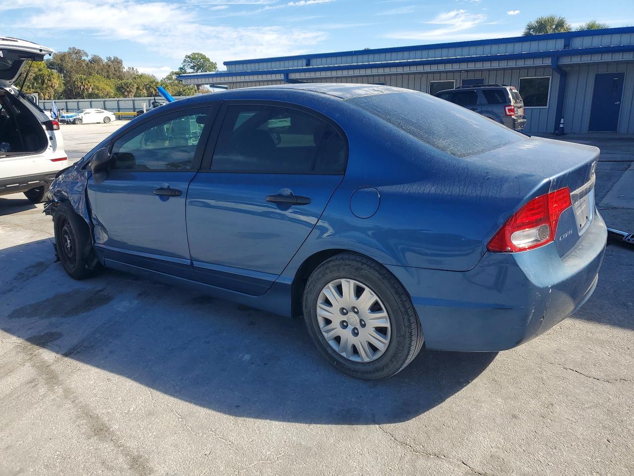 2010 Honda Civic Vp Blue vin: 19XFA1F35AE009736